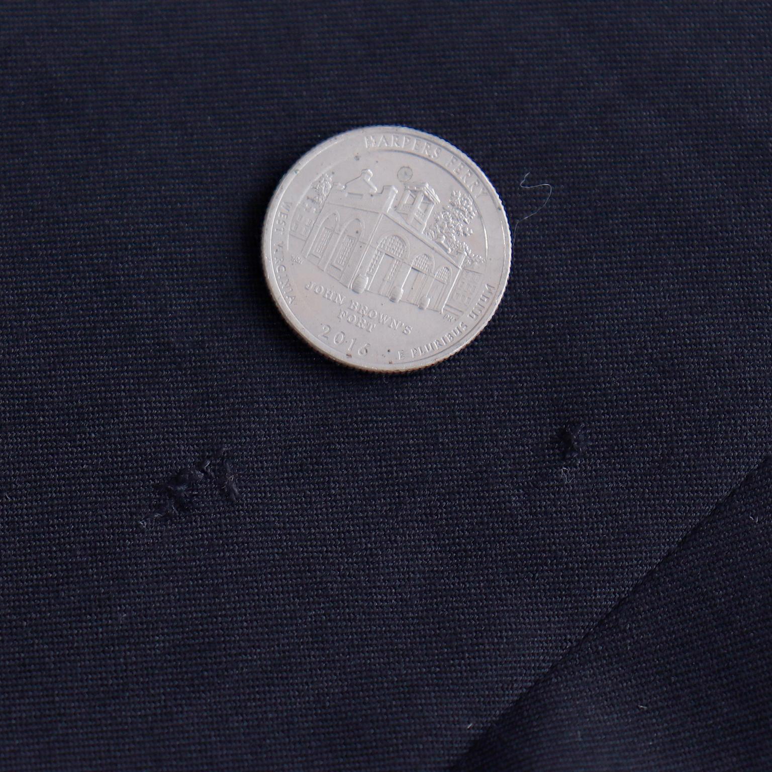 Yohji Yamamoto Black Wool Tuxedo Style Jacket W Zipper Button Holes & Pockets For Sale 10
