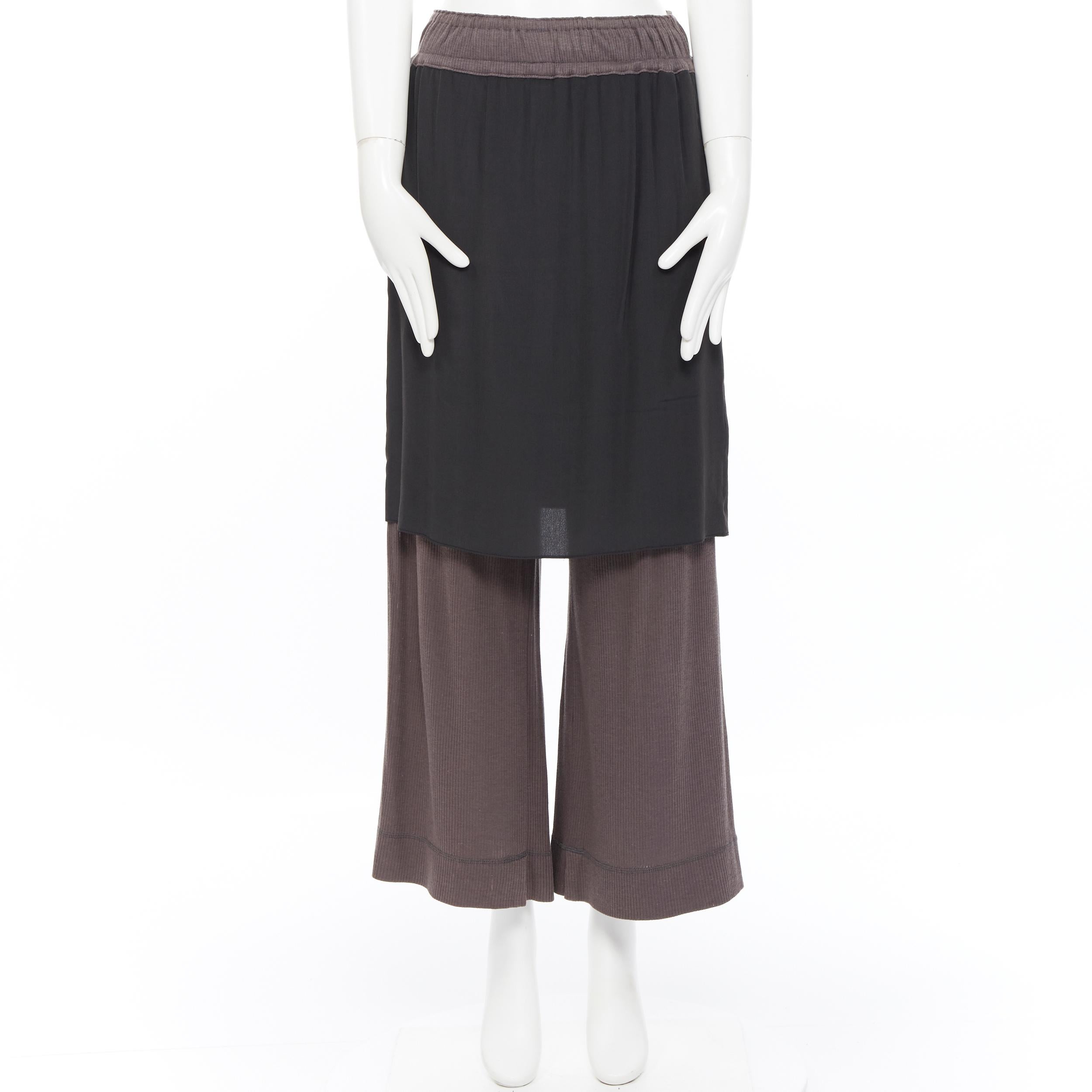 yohji yamamoto skirt pants