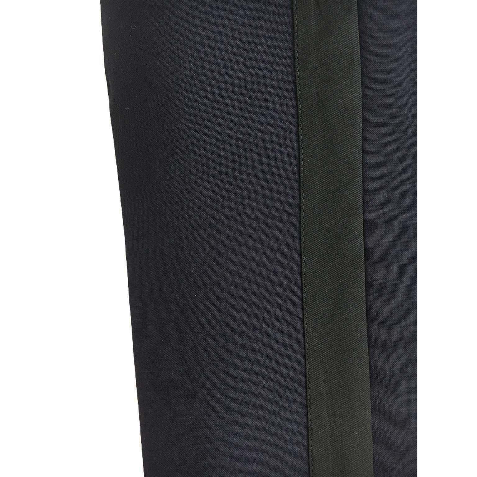 Yohji Yamamoto Abito senza maniche blu scuro con riga laterale MNS in vendita 2