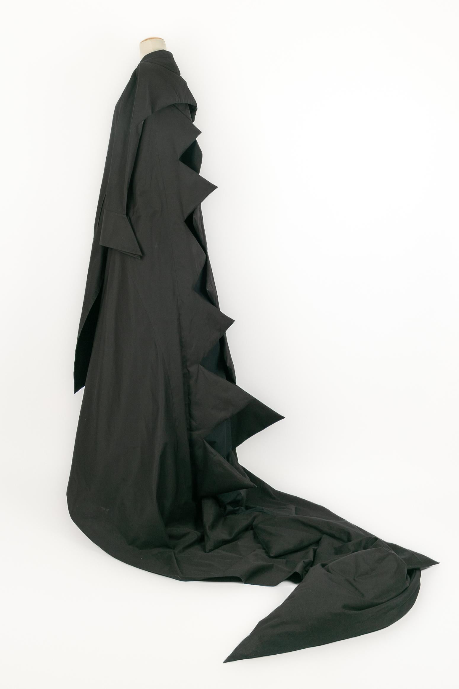 Black Yohji Yamamoto dress 'Dinosaur' Summer 2006 For Sale