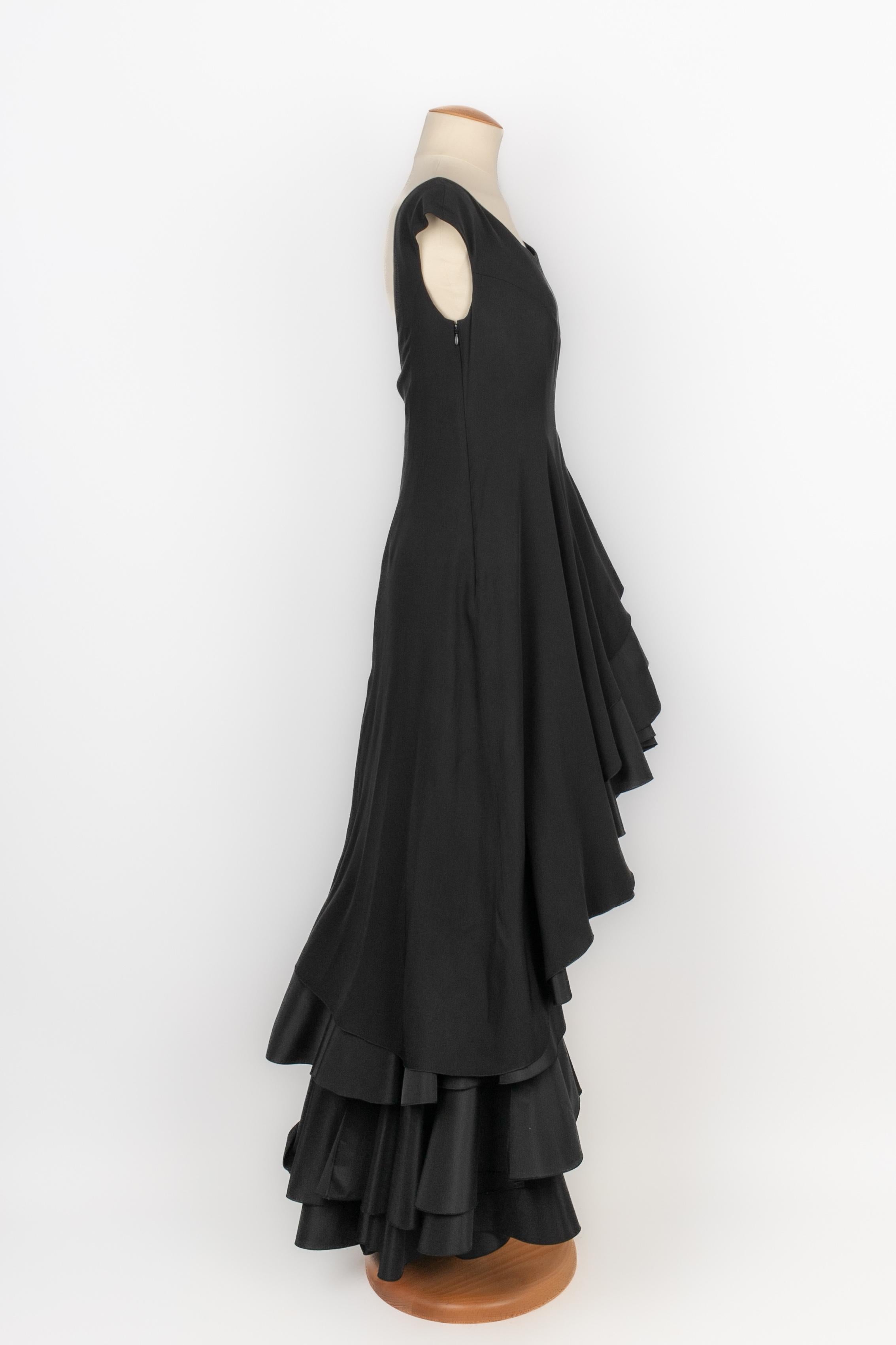 Vestido Yohji Yamamoto Invierno 2007 Negro