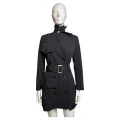 Yohji Yamamoto Fall 2004 Black Wool Jacket with Exaggerated Pockets