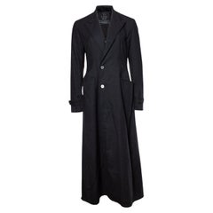 Yohji Yamamoto, Grauer Maxi-Trenchcoat