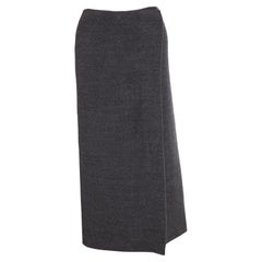 Yohji Yamamoto, Maxi gonna in lana grigia.