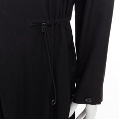 YOHJI YAMAMOTO HOMME lightweight wool pocketed cargo overall jumpsuit JP2 M