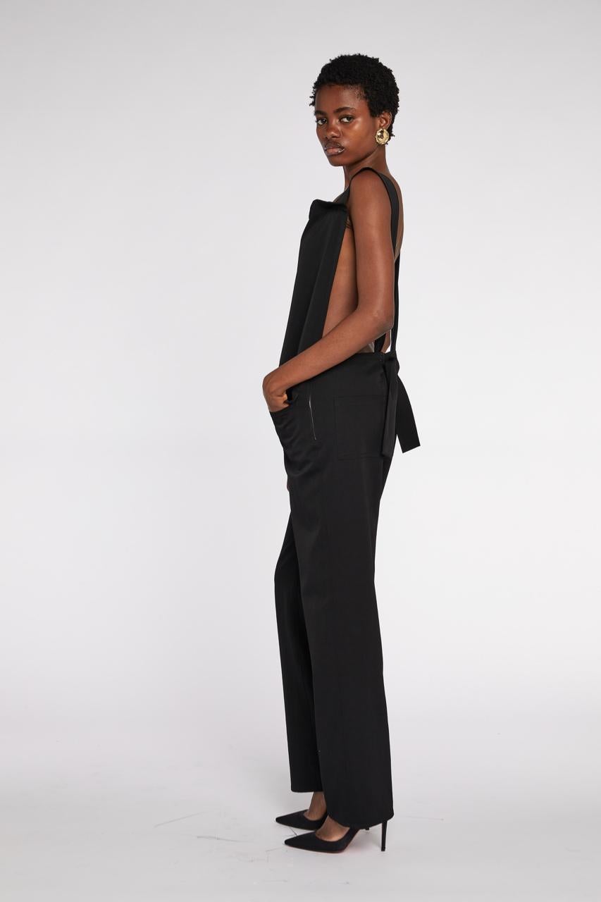 Black Yohji Yamamoto Jumpsuit A/W 1997 For Sale