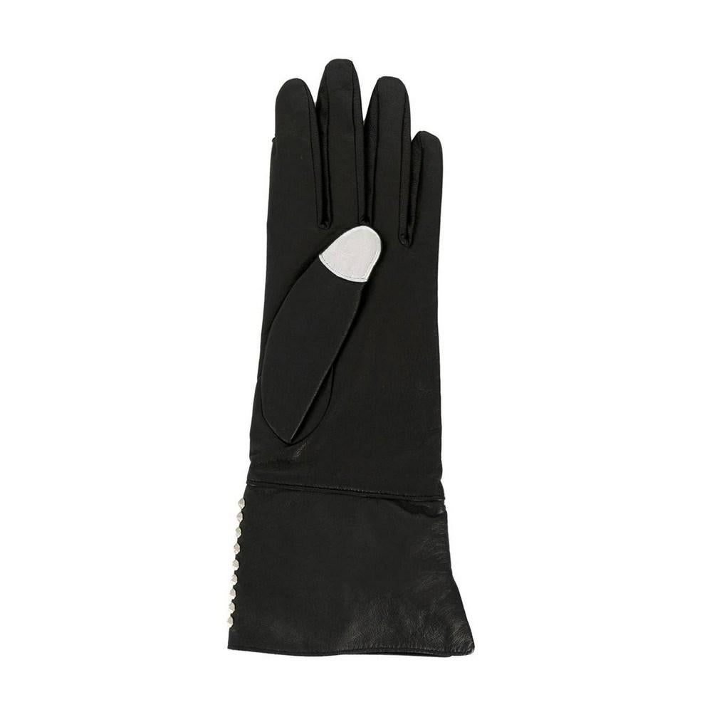 Yohji Yamamoto Leather Gloves In Excellent Condition For Sale In Milano, IT