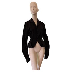 Yohji Yamamoto Museum Quality Black Jacket S-S+