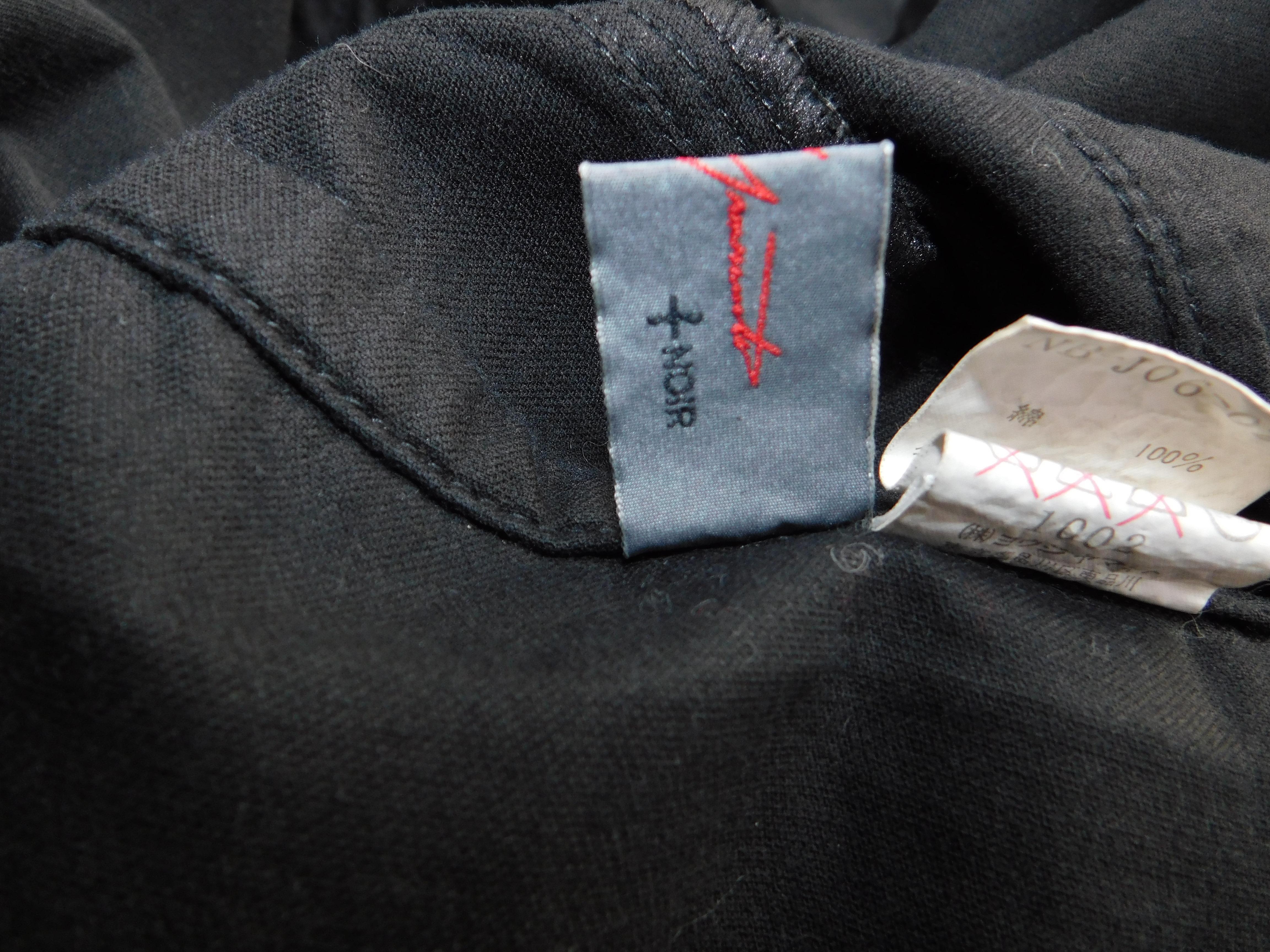 Yohji Yamamoto + Noir Bleached Cotton Velvet Two Piece Pants Suit For Sale 9