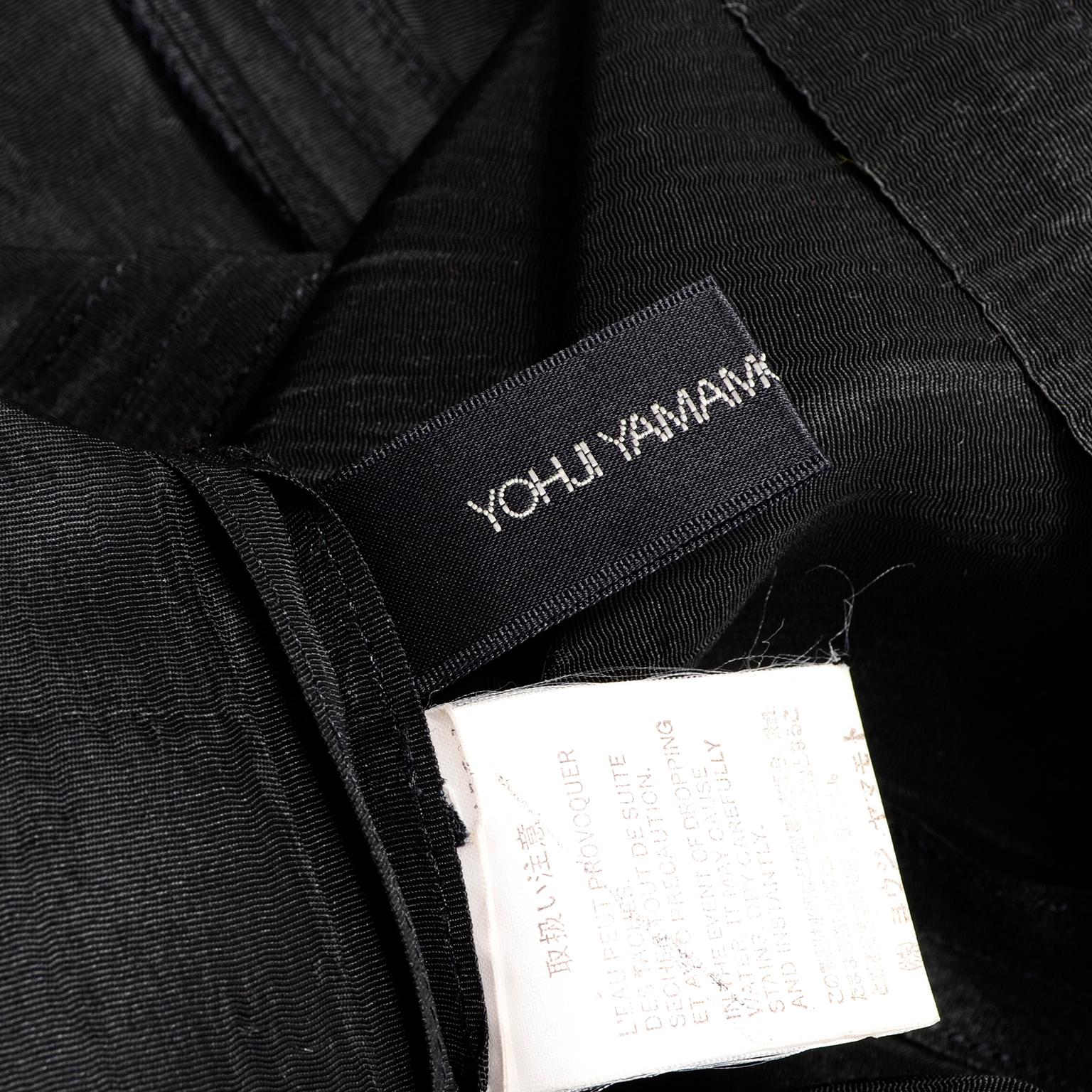 Yohji Yamamoto +Noir Sleeveless Black Textured Rayon Column Dress For Sale 3