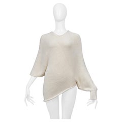 Yohji Yamamoto Off White Asymmetrical Sweater 2005