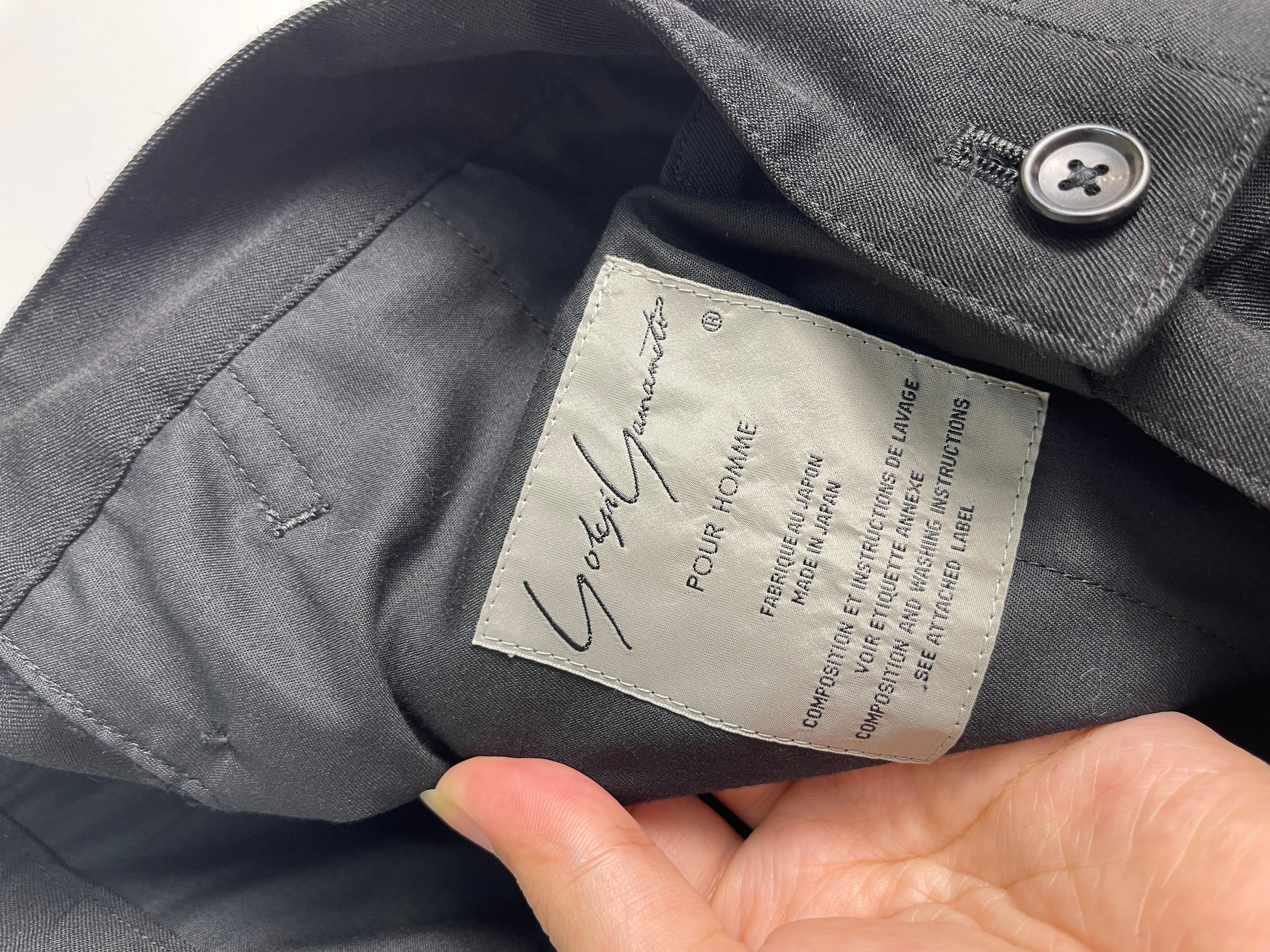 Yohji Yamamoto Pour Homme A/W2019 - Pantalon cargo lourd en vente 2