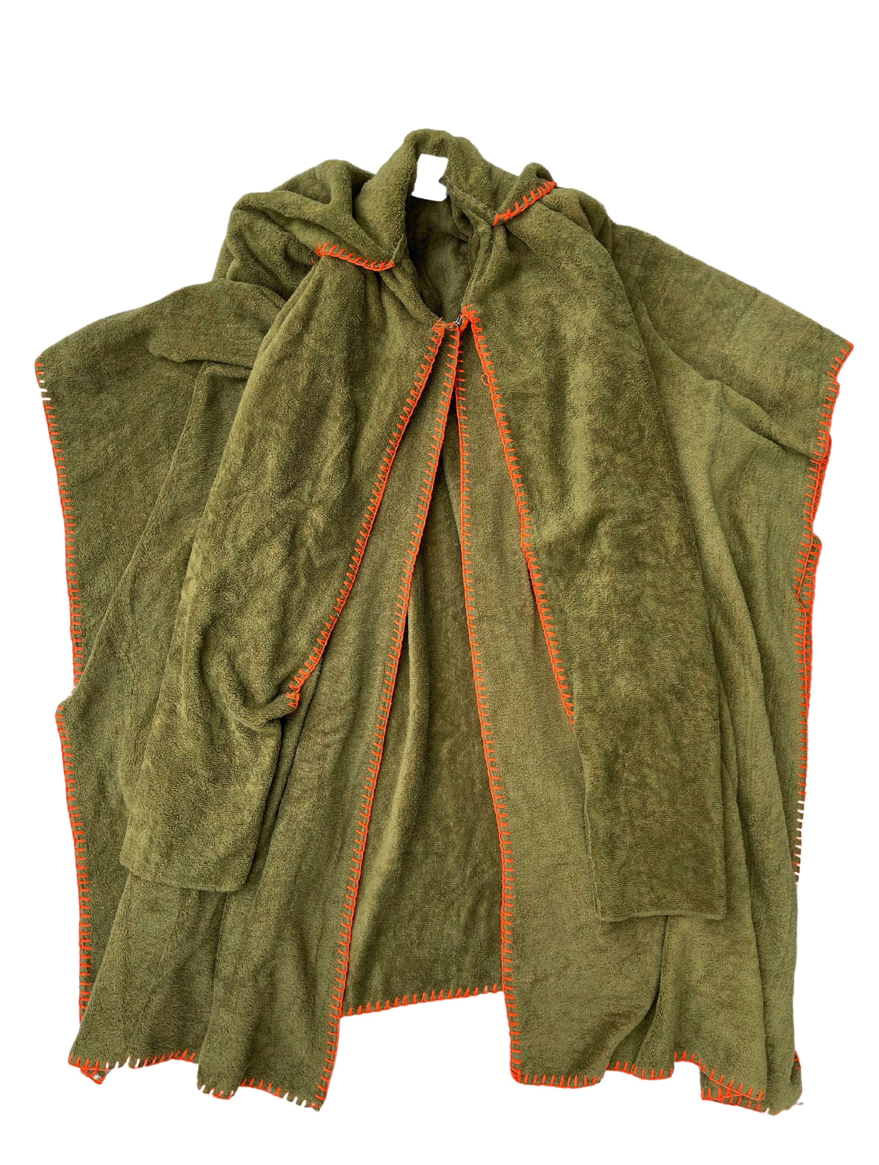 Marron Yohji Yamamoto Pour Homme Robe à col châle en tissu, automne-hiver 2012 en vente