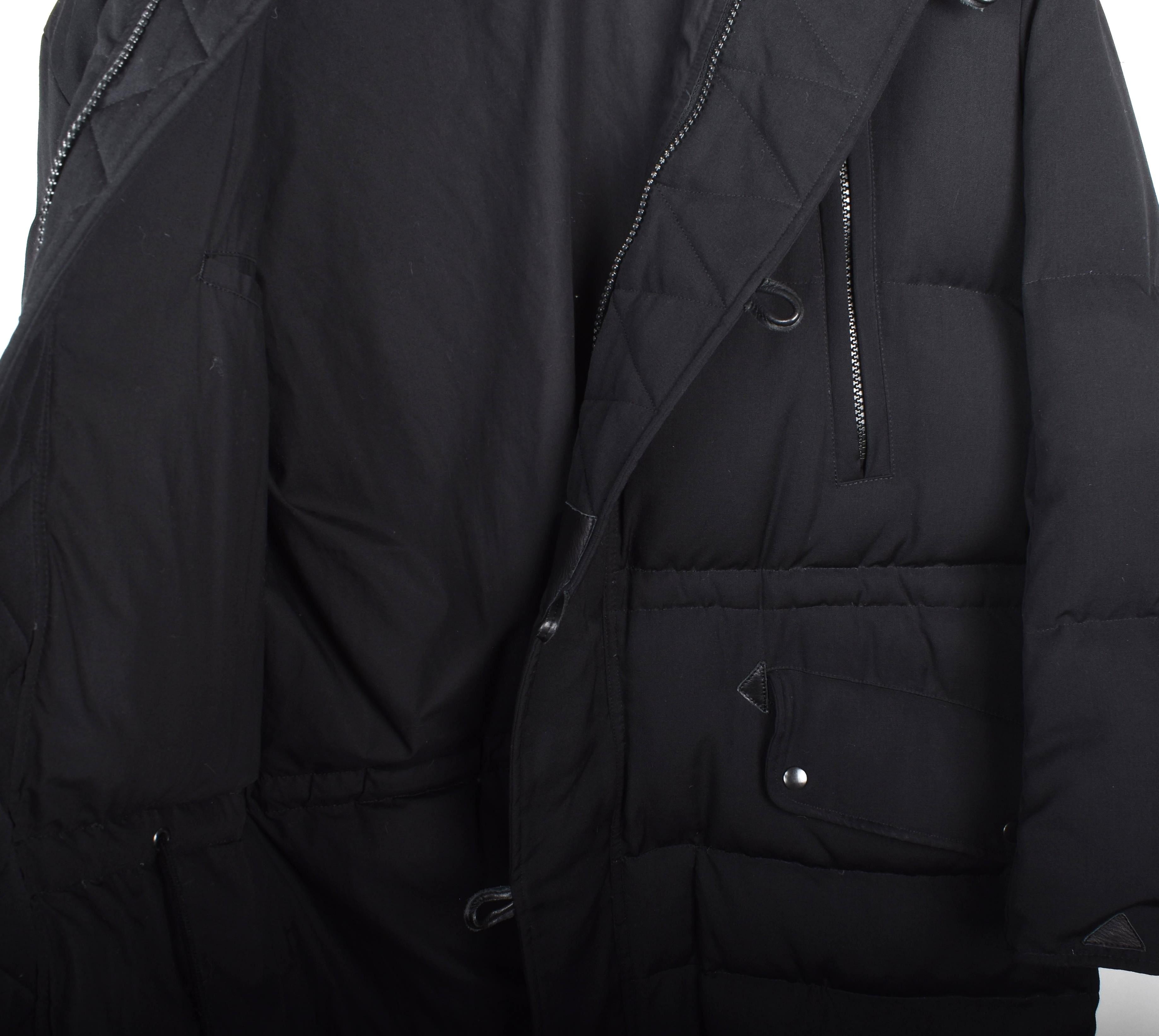 Yohji Yamamoto Pour Homme Uomo Cappotto Parka Down 3 - XL in vendita 6