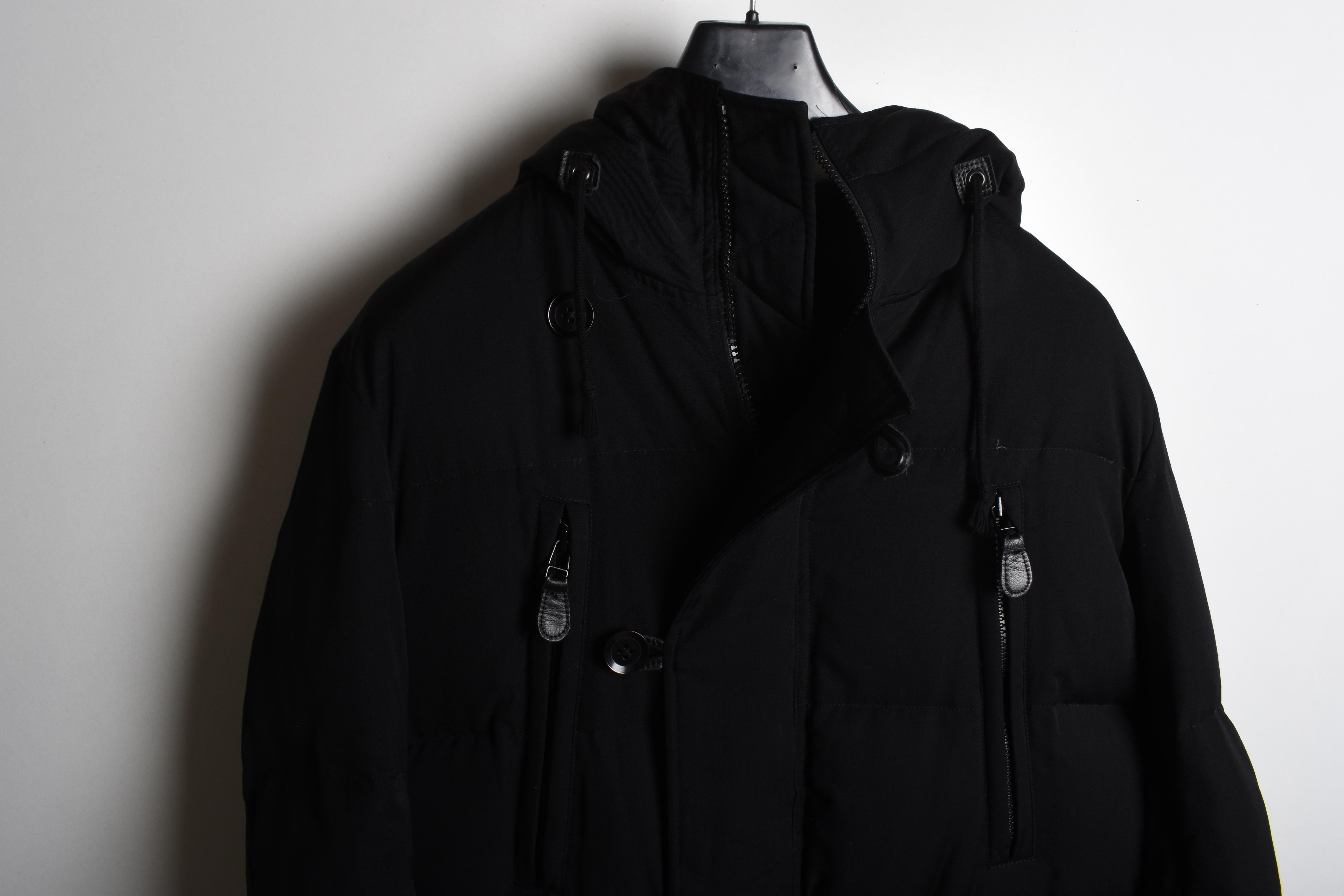 Yohji Yamamoto Pour Homme Uomo Cappotto Parka Down 3 - XL In condizioni buone in vendita a Kaunas, LT