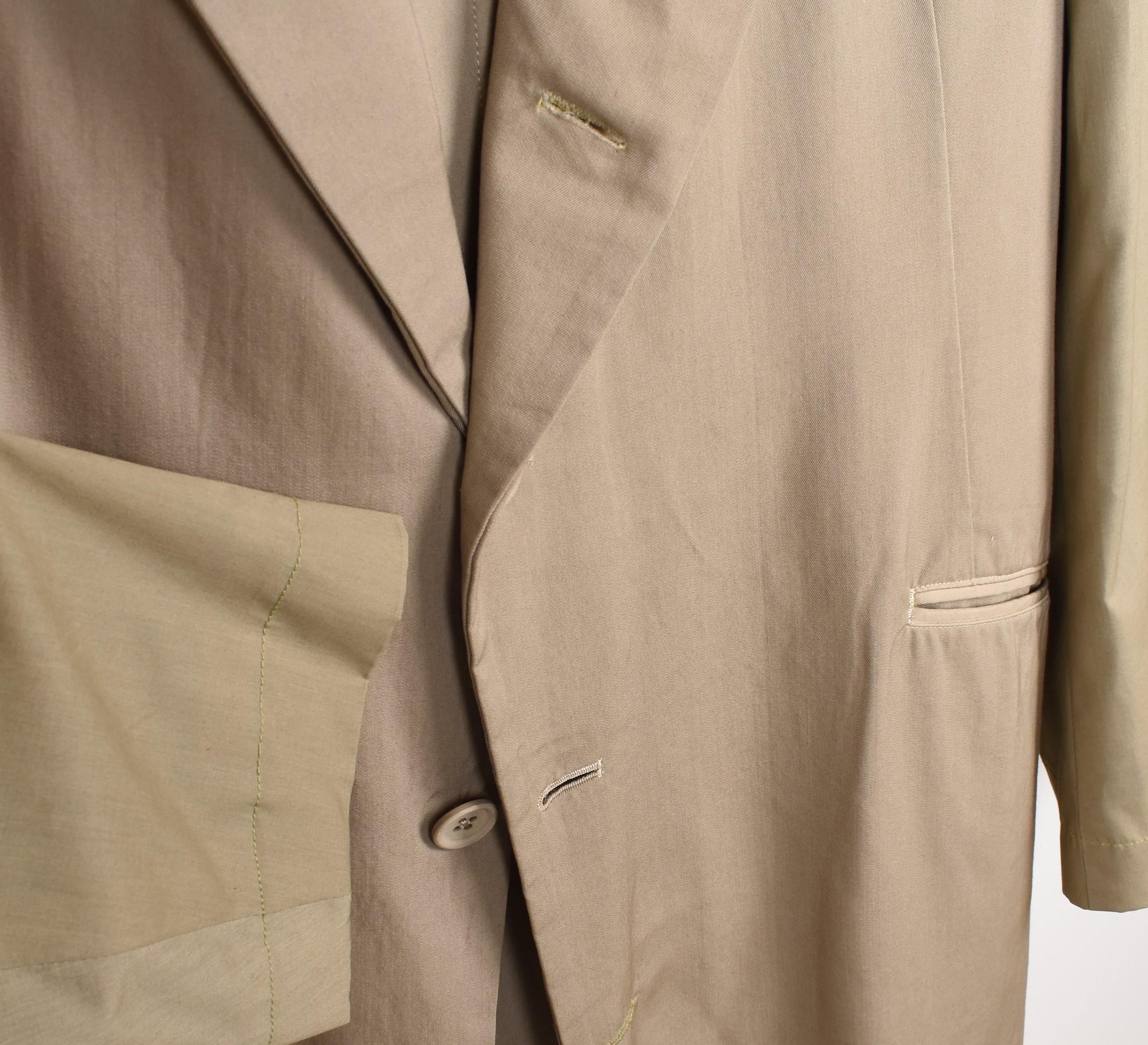 Yohji Yamamoto Pour Homme Herrenmantel Weite Ärmel 17cm Ärmelöffnung weit kein Hintern im Angebot 3