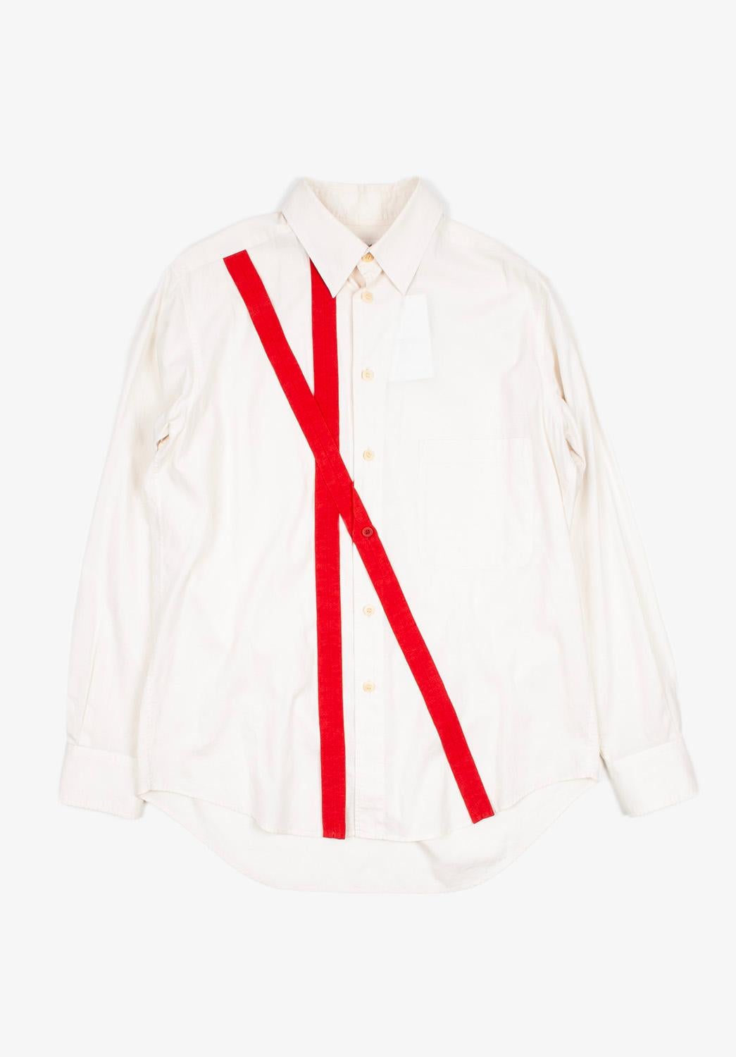 Yohji Yamamoto Pour Homme Men Shirt Detailed Size 3/Large For Sale