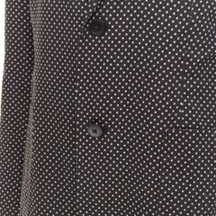 YOHJI YAMAMOTO Pour Homme polka dot unstructured 2-button blazer JP3 L
