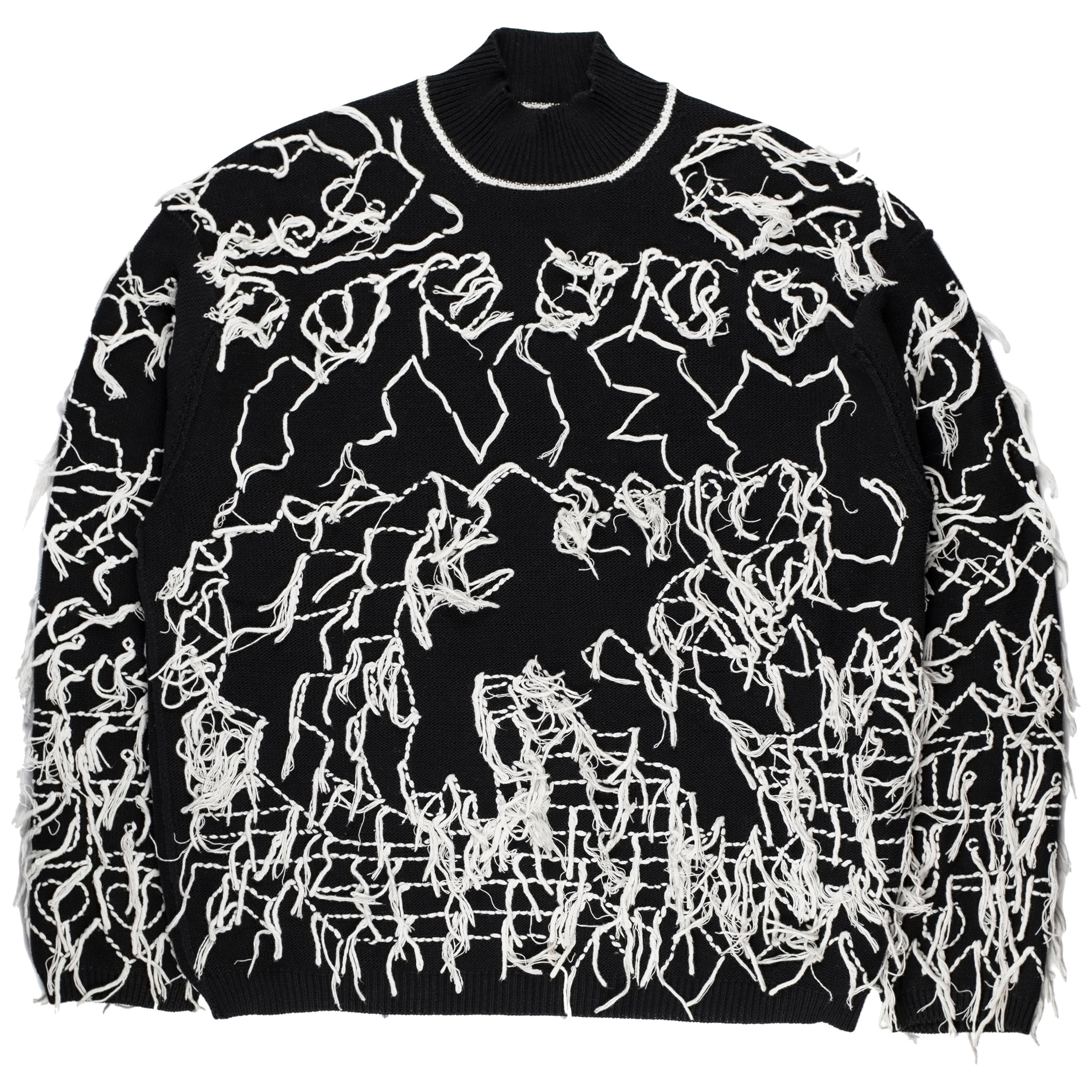 Yohji Yamamoto Pour Homme SS1993 Crocodile Sweater at 1stDibs