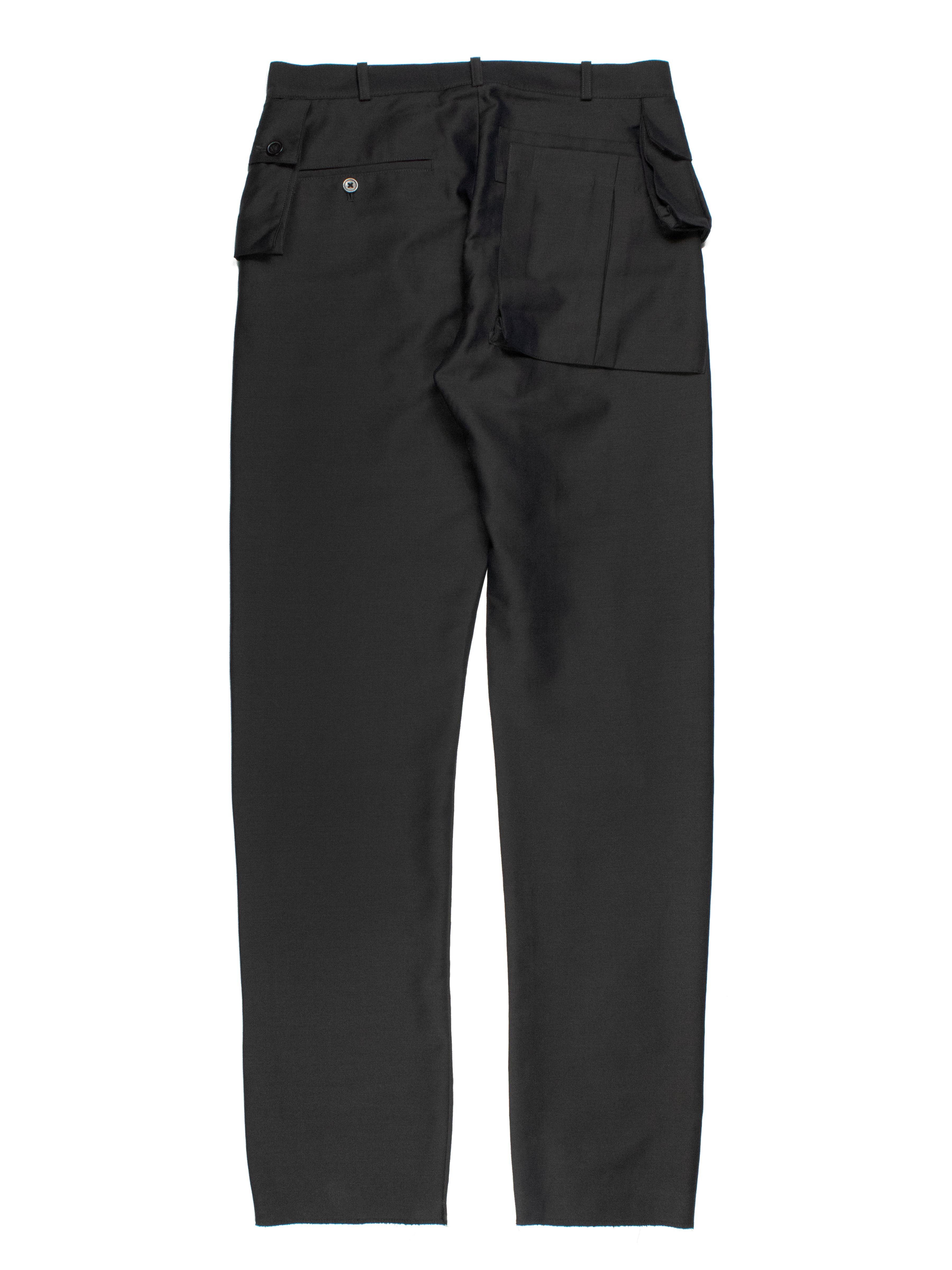 yohji yamamoto  wide leg cargo pants  svmoscow.com