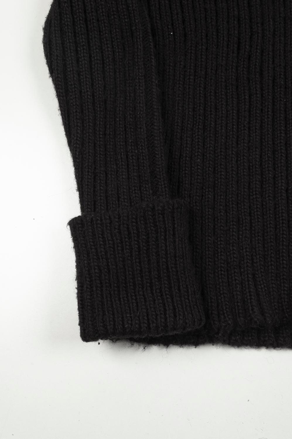 Men's Yohji Yamamoto Pour Homme Turtle Neck Men Heavy Sweater Size 4, (L/XL)S527 For Sale