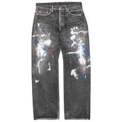 Yohji Yamamoto Pour Homme x Spotted Horse AW2002 Painted Denim