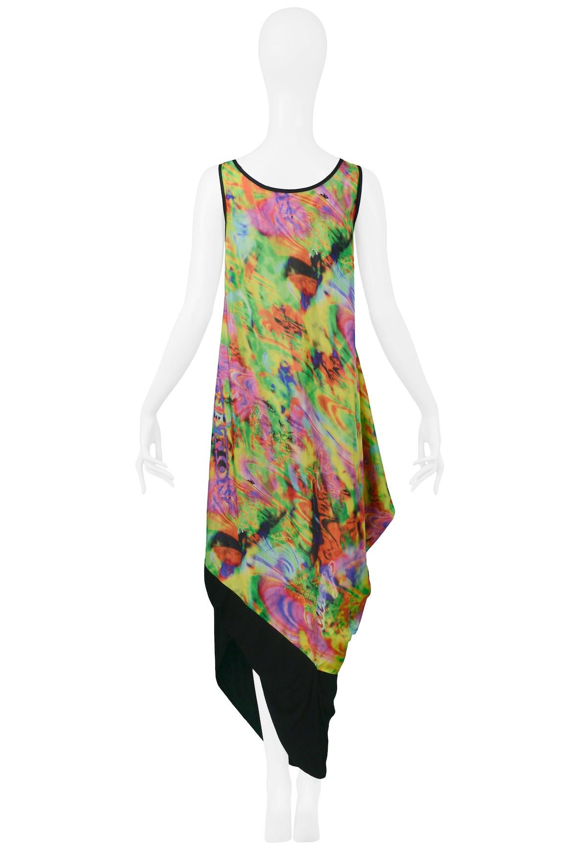 Women's or Men's Yohji Yamamoto Psychedelic Damnation Drape Gown 2011