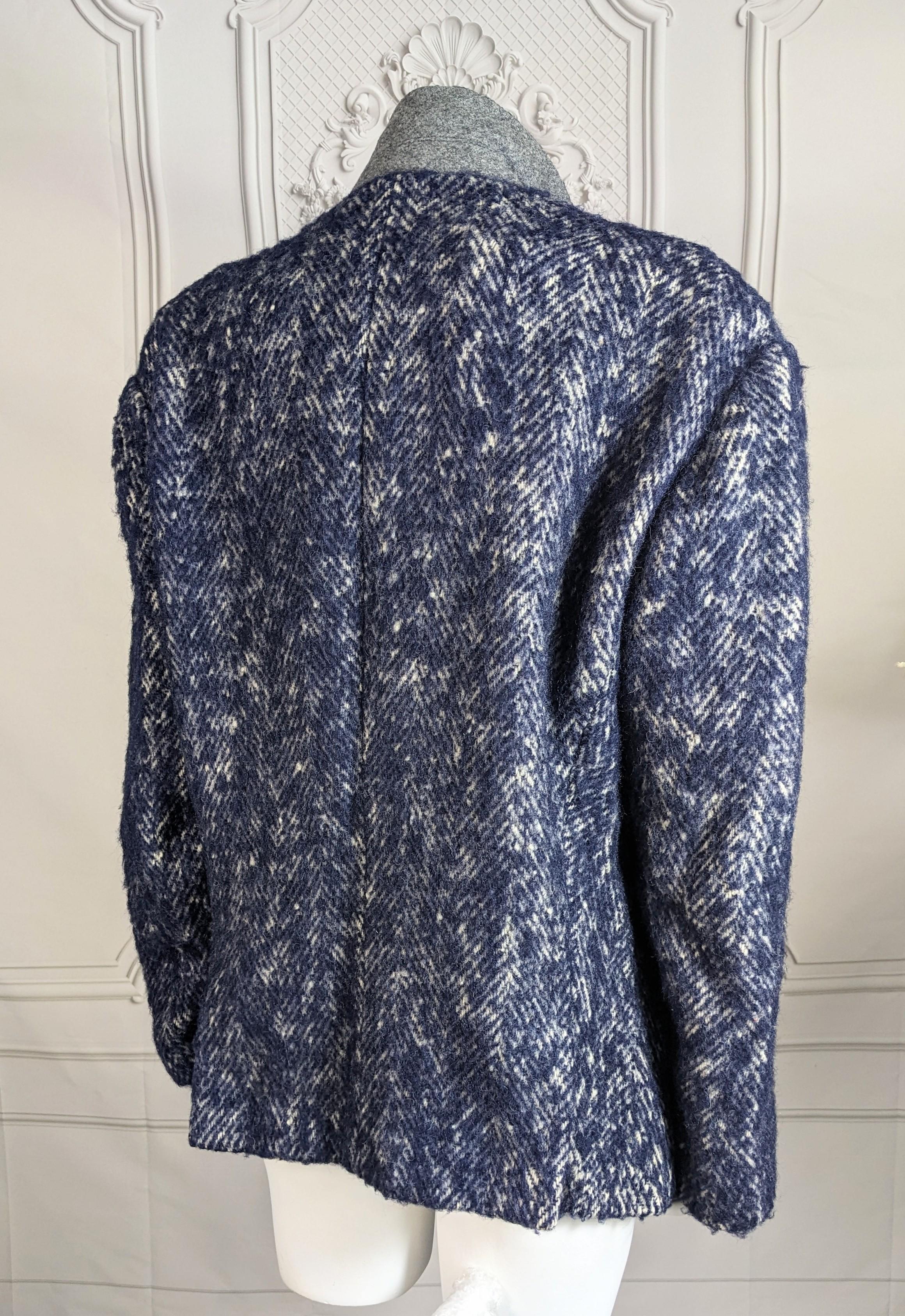 Yohji Yamamoto Rare Early Tweed Jacket  For Sale 7