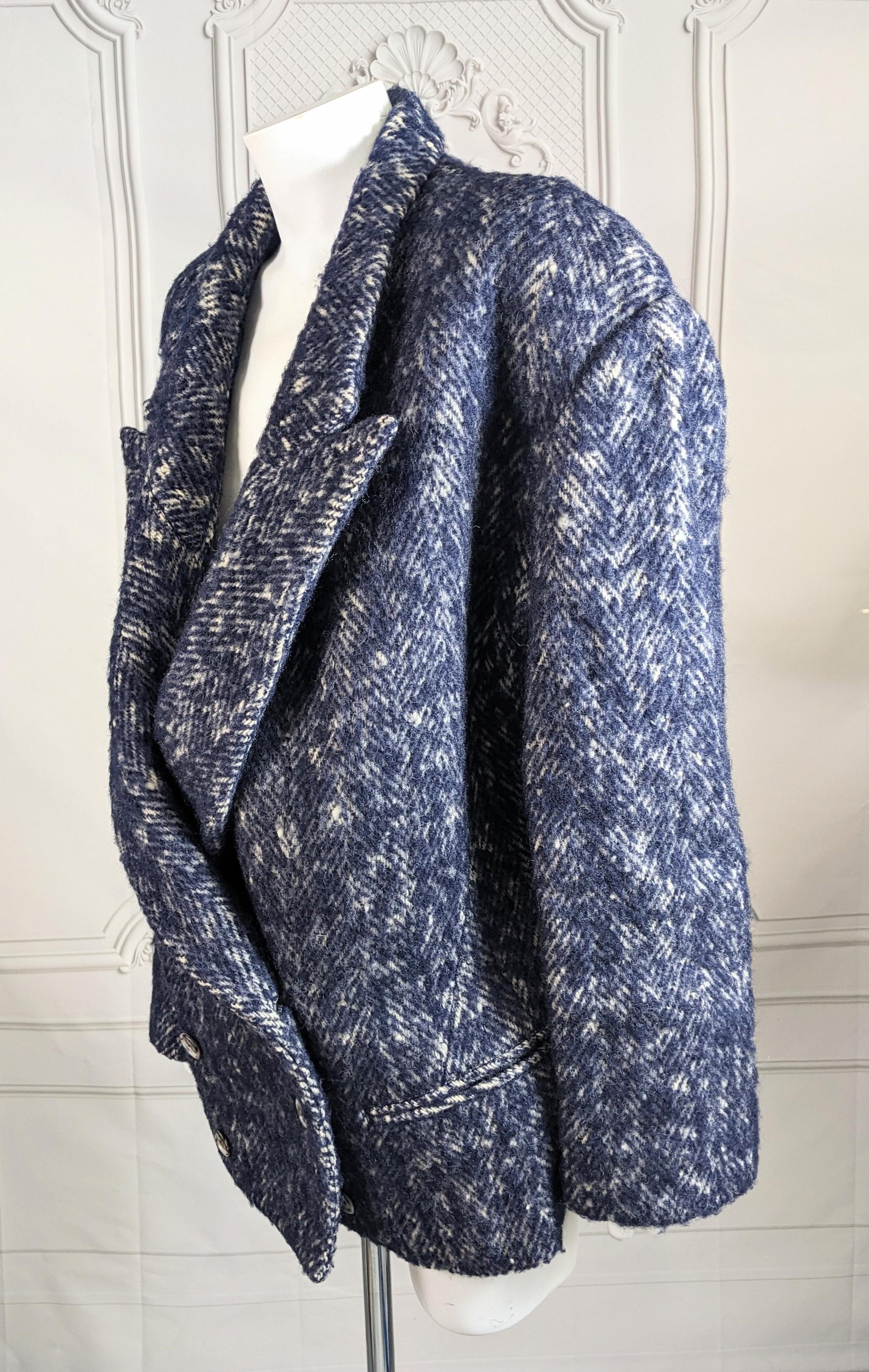 Yohji Yamamoto Rare Early Tweed Jacket  For Sale 3
