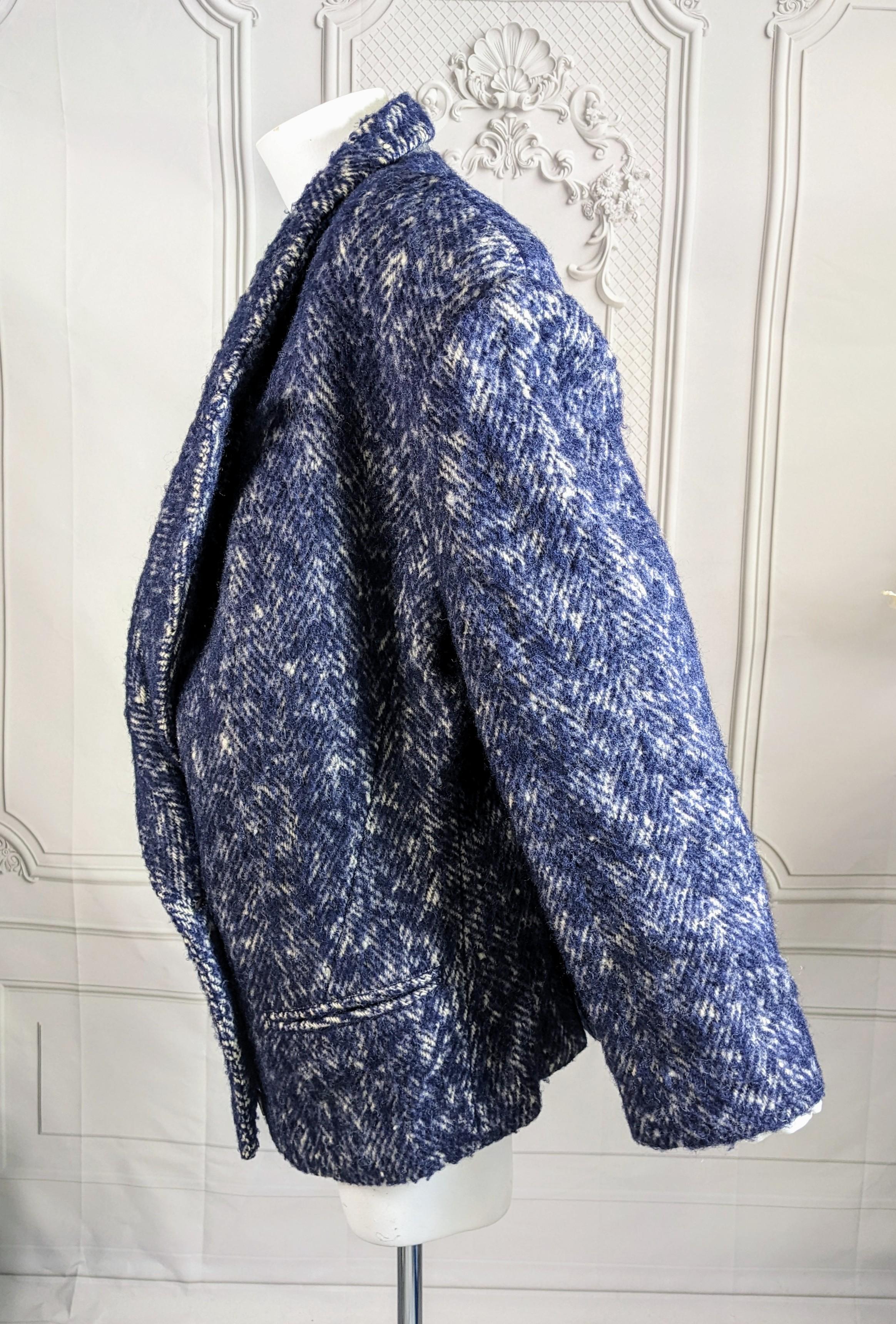 Yohji Yamamoto Rare Early Tweed Jacket  For Sale 5