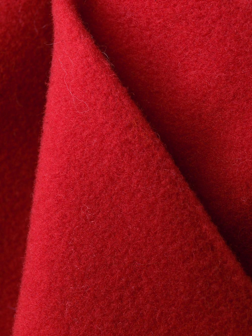 Women's Yohji Yamamoto Red Asymmetric Cropped Top