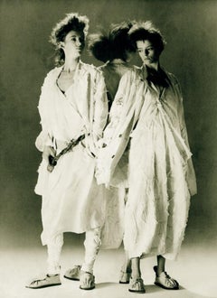 Yohji Yamamoto S/S 1983 Ivory Draped Oversized Overall Dress