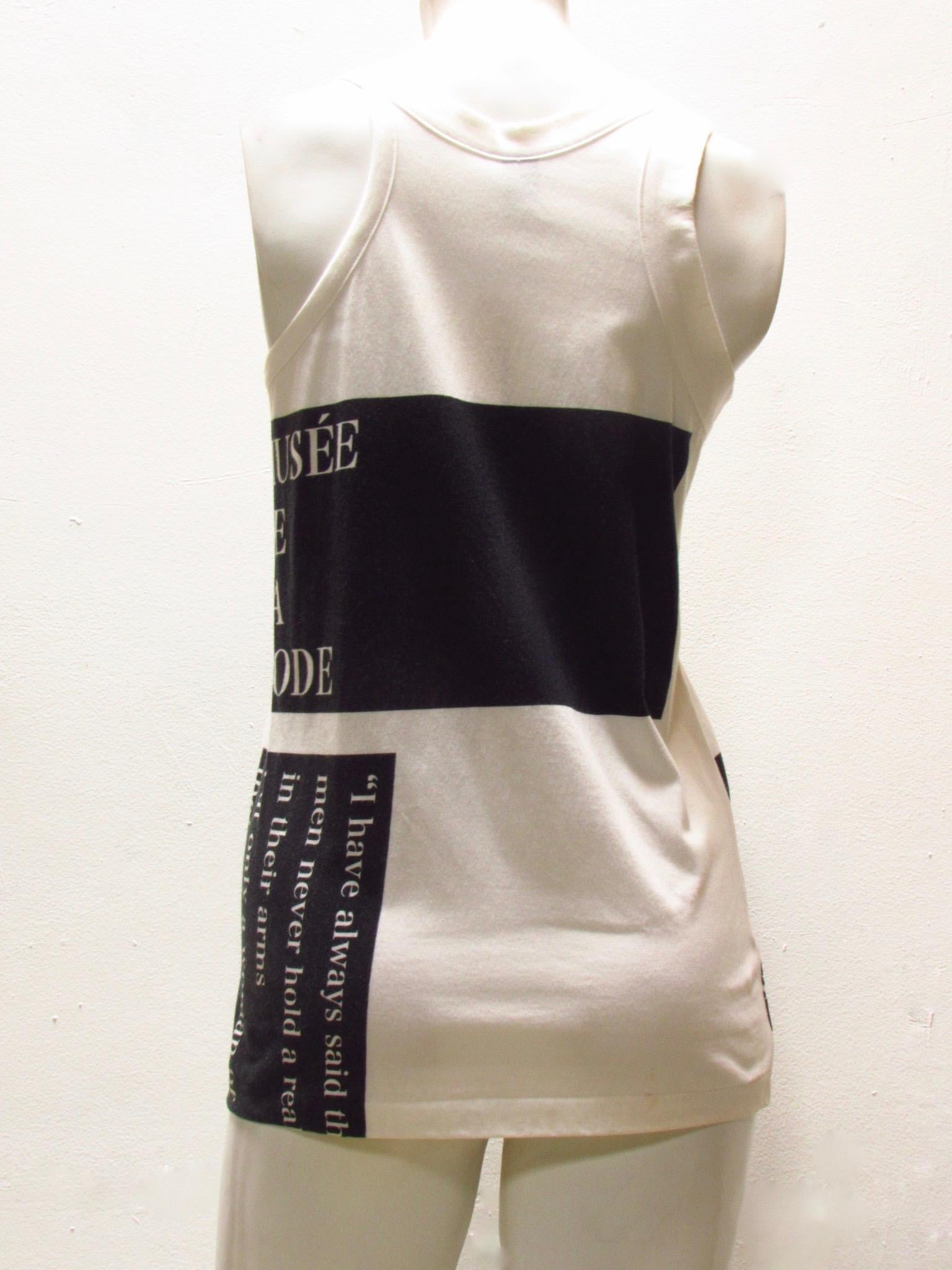 Canotta Yohji Yamamoto a collo alto in vendita 1