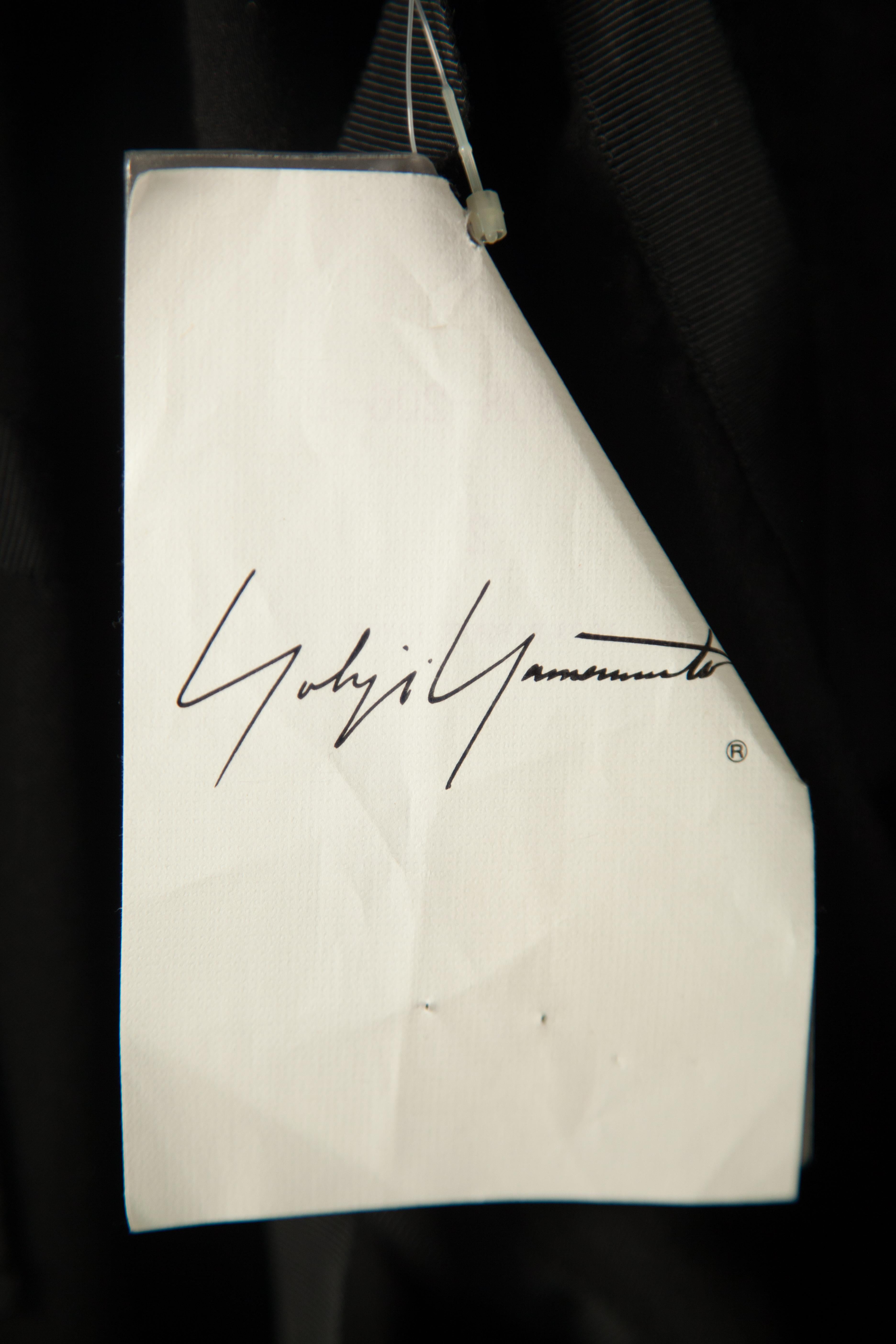 Yohji Yamamoto - Robe droite et jupe noire multifonctionnelle en vente 1
