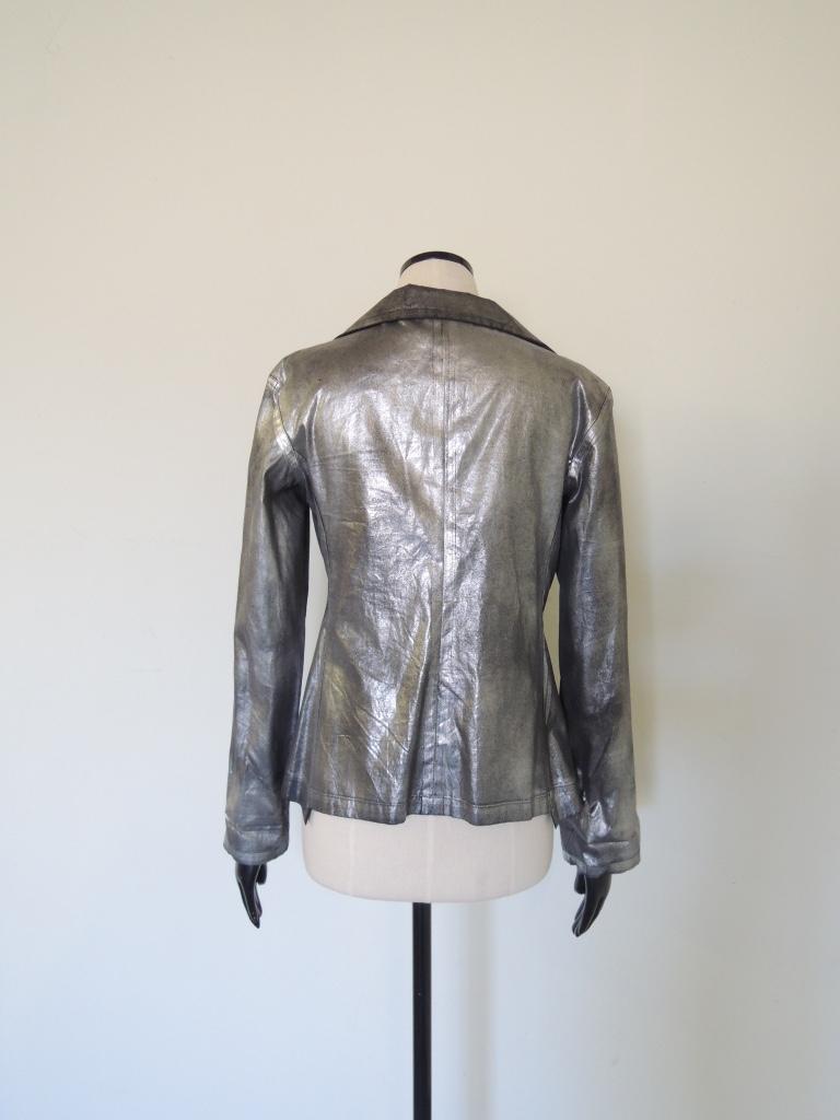 spray paint leather jacket