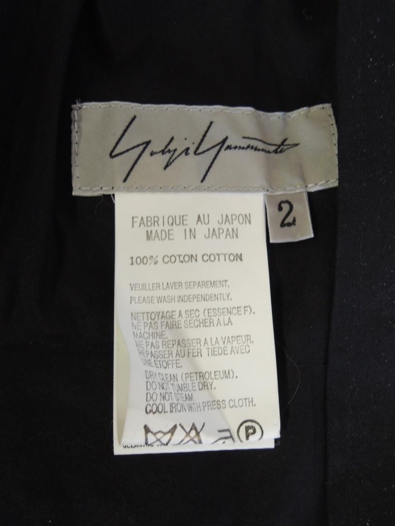 Yohji Yamamoto Silber Metallic Sprühfarbene Jacke im Angebot 2
