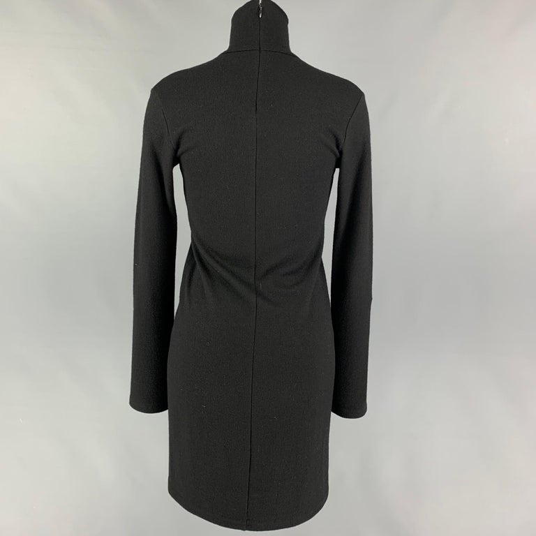 XS Yohji Yamamoto Sexy Black Bell Sleeve Dress main image 0