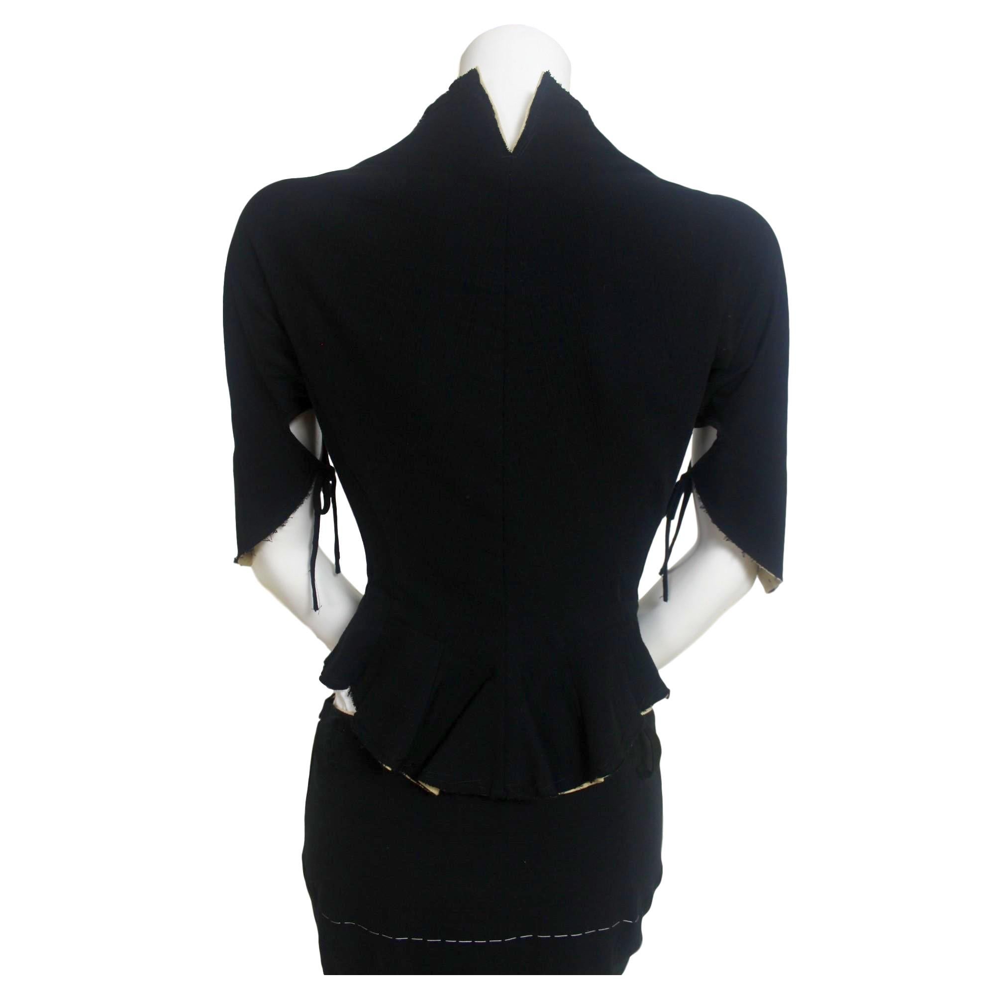Yohji Yamamoto - Abito con gonna primavera/estate 2000 in vendita 6