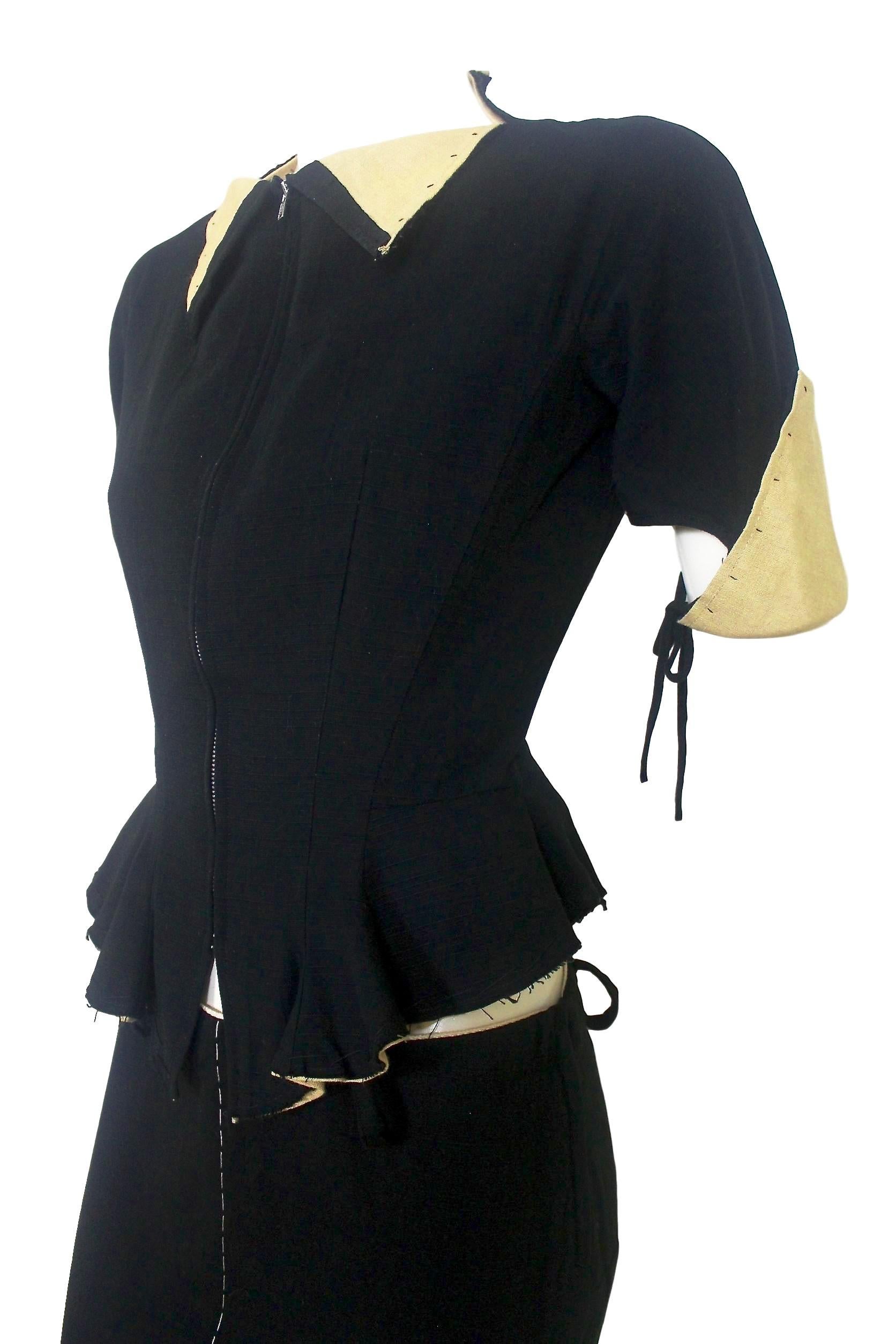 Yohji Yamamoto - Abito con gonna primavera/estate 2000 in vendita 7