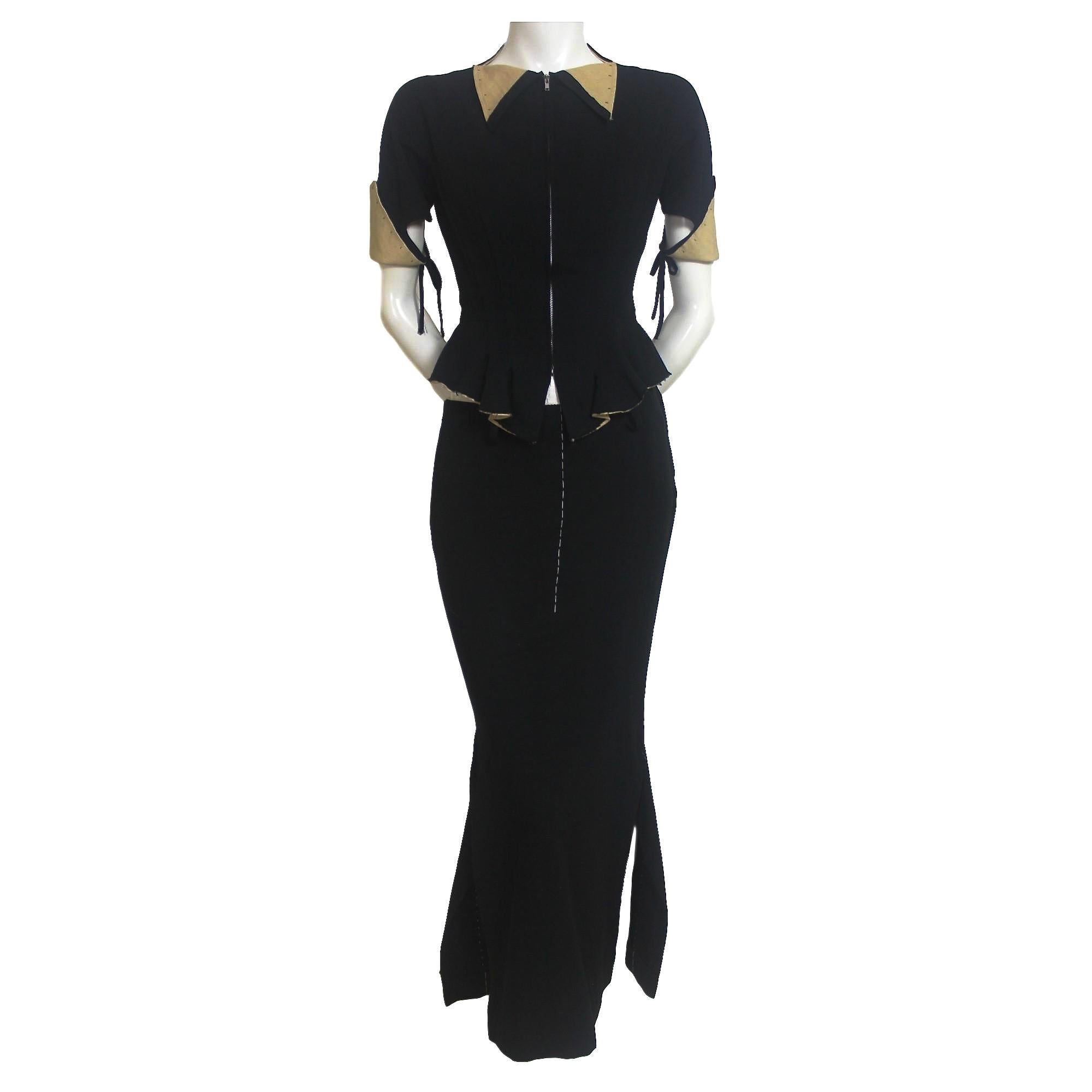Yohji Yamamoto - Abito con gonna primavera/estate 2000 in vendita 10