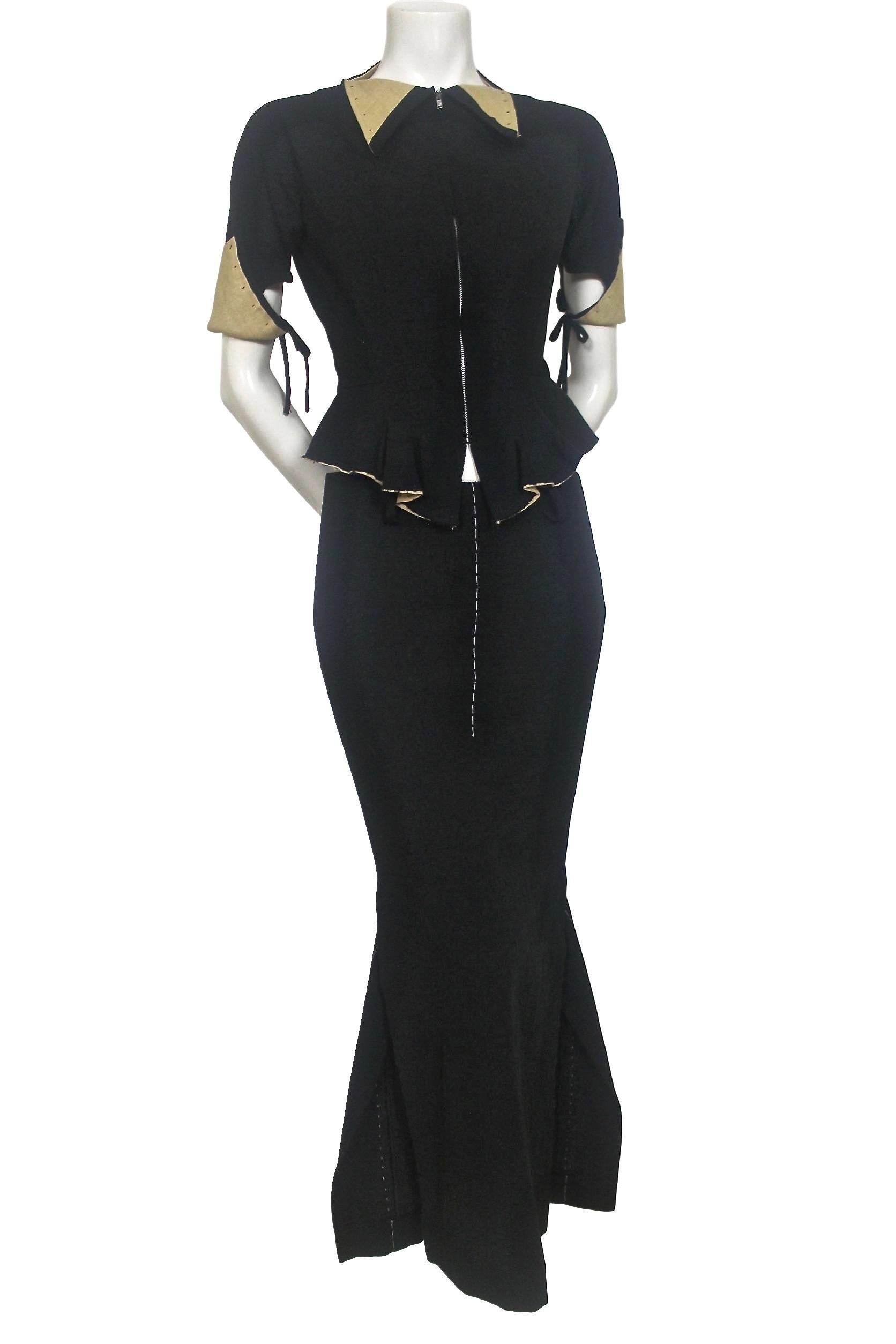 Yohji Yamamoto - Abito con gonna primavera/estate 2000 in vendita 12