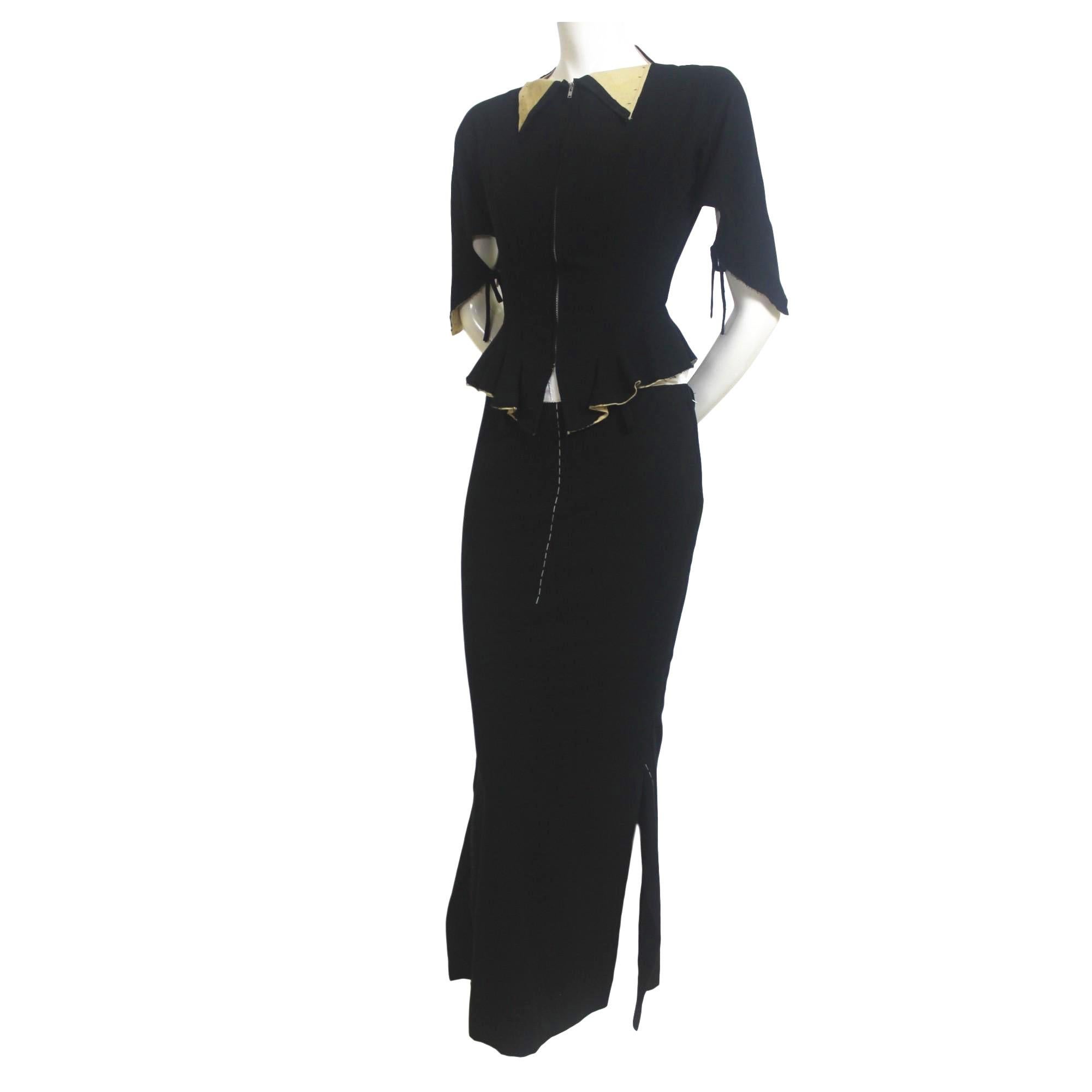 Yohji Yamamoto - Abito con gonna primavera/estate 2000 in vendita 2