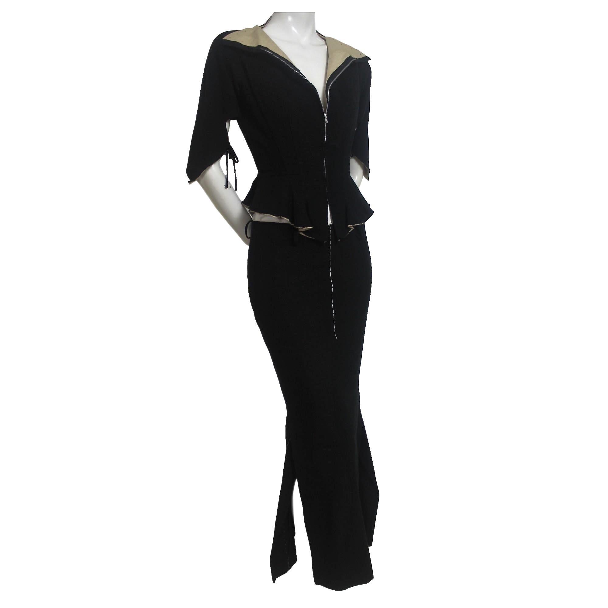 Yohji Yamamoto - Abito con gonna primavera/estate 2000 in vendita 4