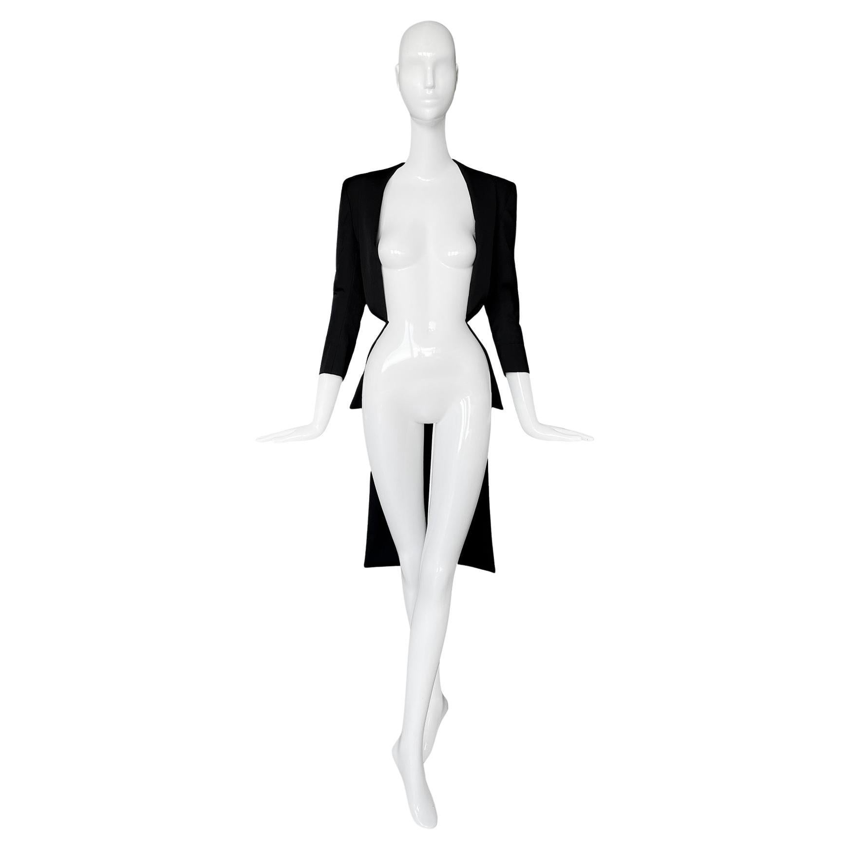 Yohji Yamamoto SS 2012 Black Runway Jacket Tuxedo Blazer