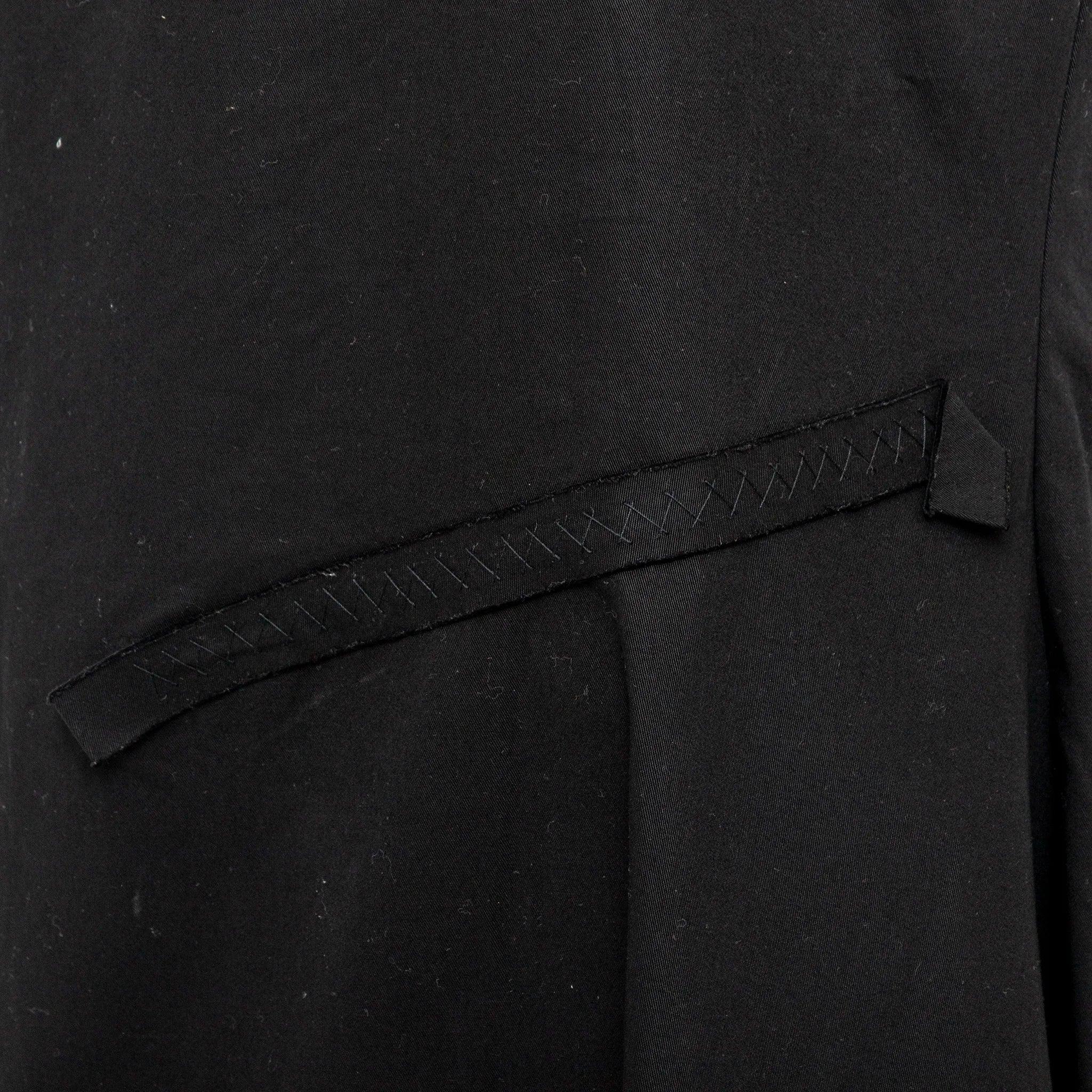 Yohji Yamamoto Trägerloses Kleid - 90er Jahre (Schwarz) im Angebot