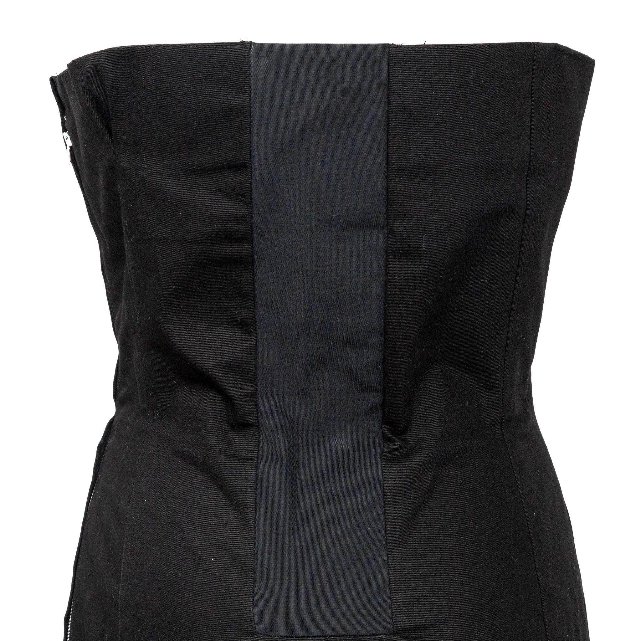 Yohji Yamamoto Trägerloses Kleid - 90er Jahre im Angebot 2