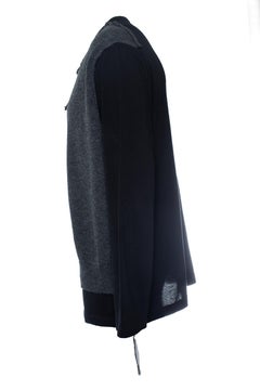 Yohji Yamamoto, pull en maille bicolore
