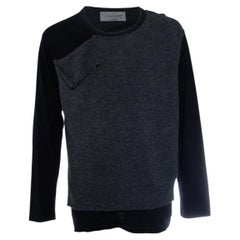 Yohji Yamamoto, pull en maille bicolore