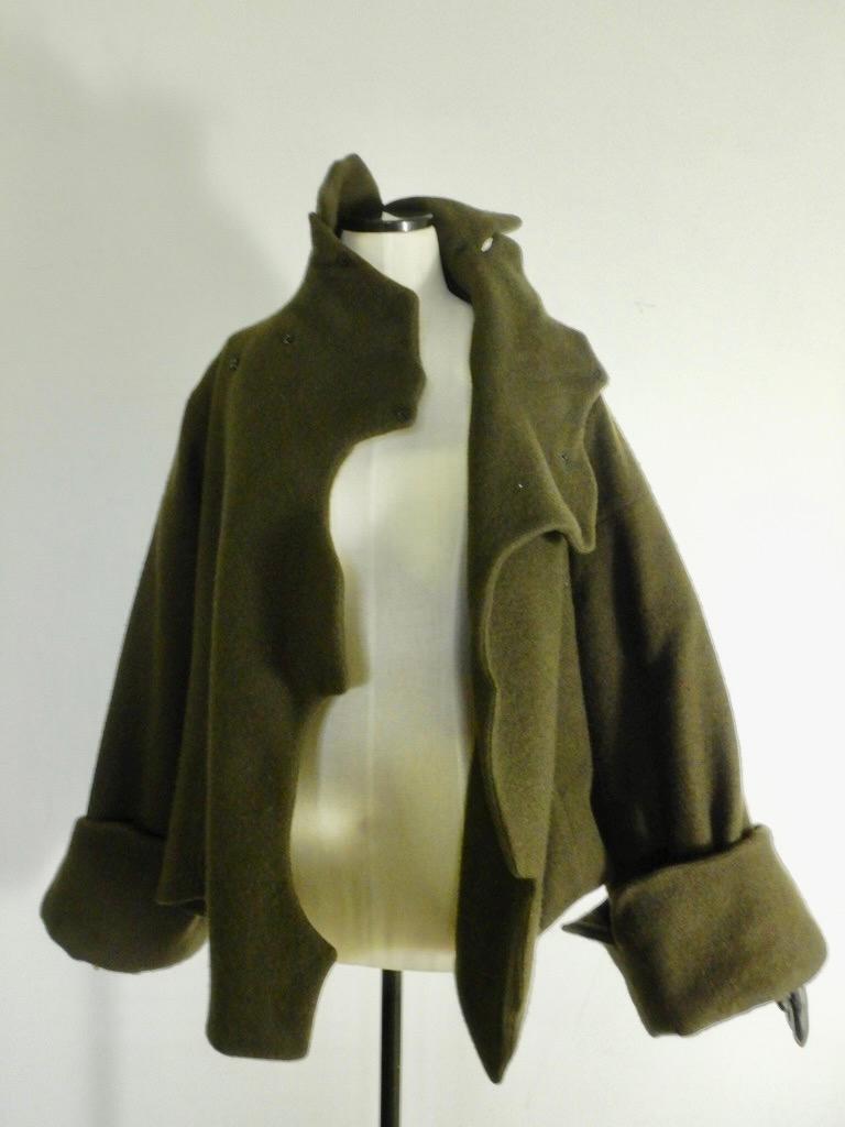 Y's 18AW Youji Yamamoto cashmere Deformation Blouson outer YF-J12-122 black 2