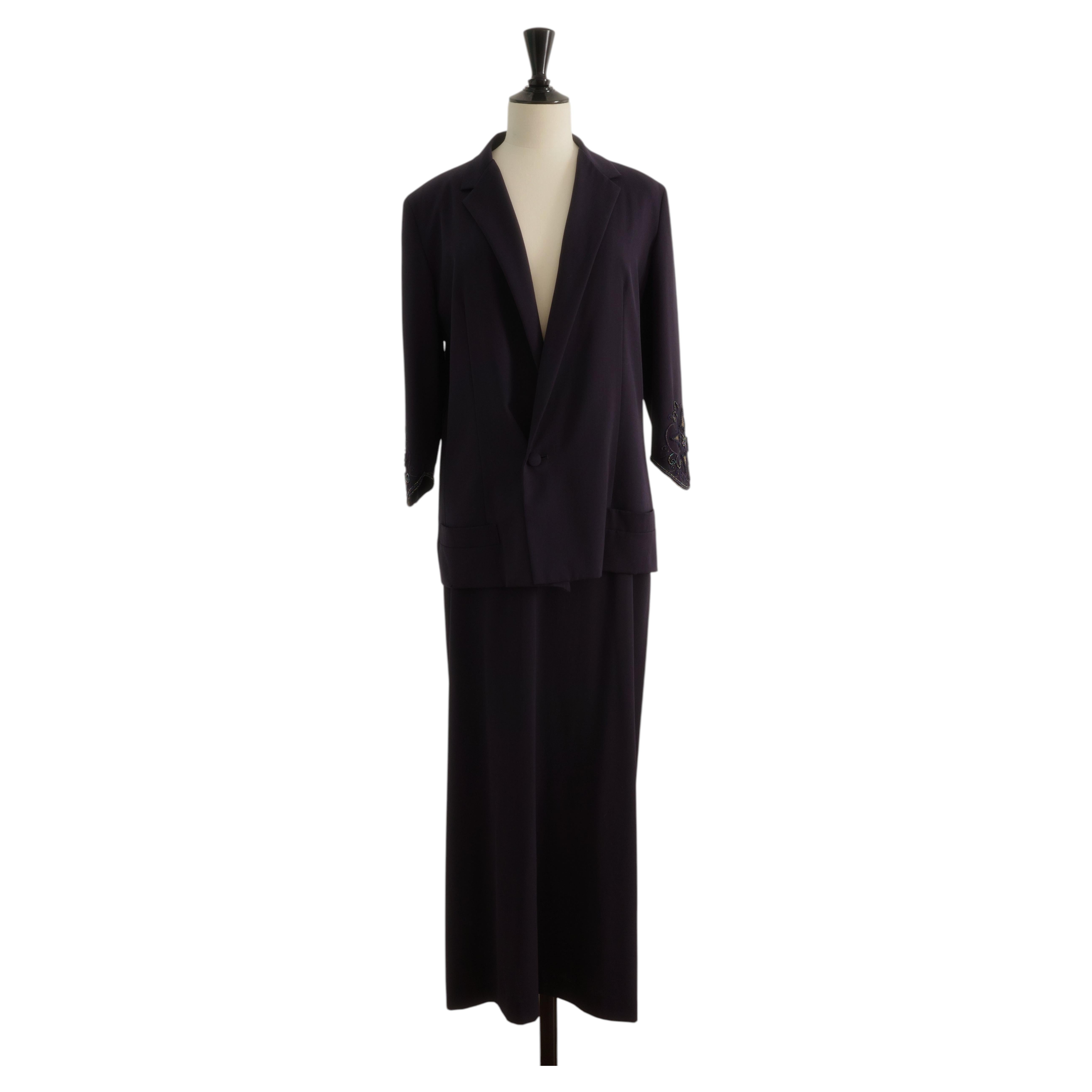 Set giacca e gonna vintage Yohji Yamamoto degli anni '90